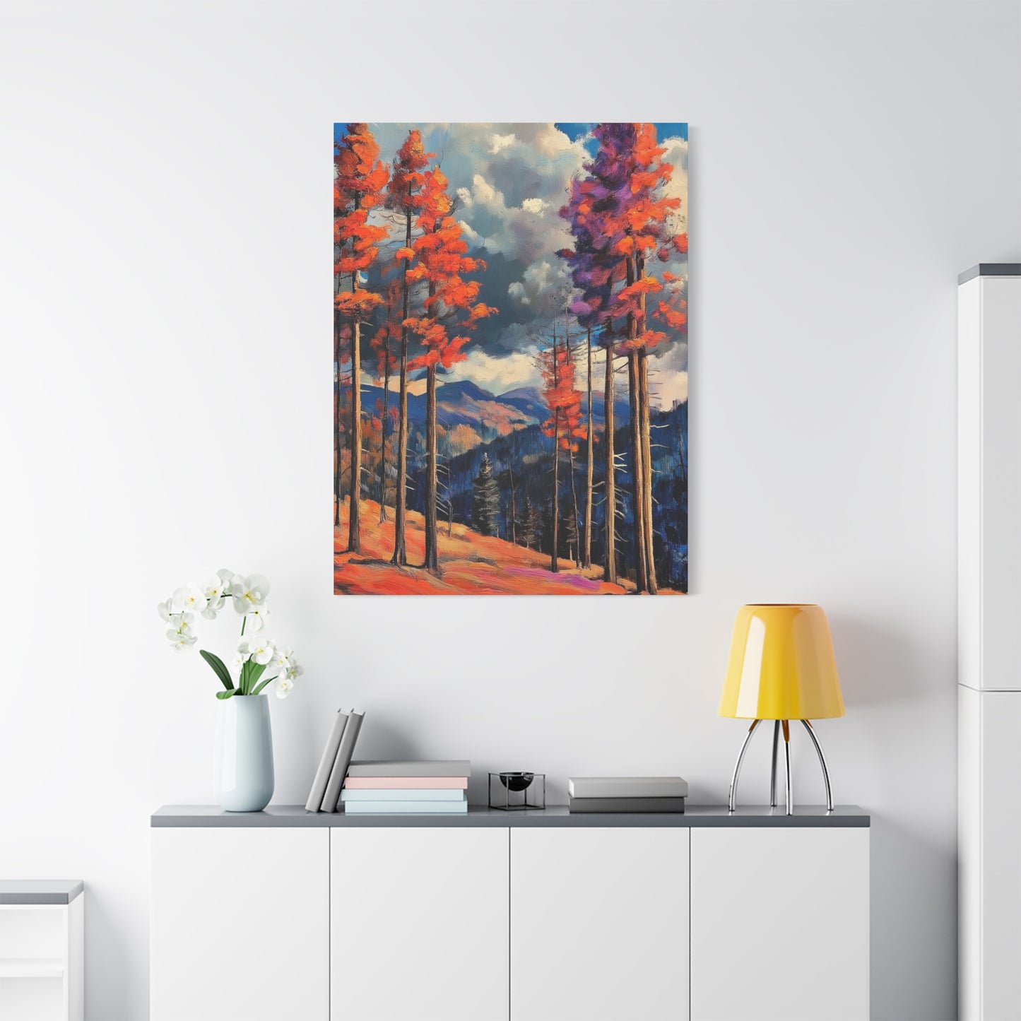 Autumn Landscape Canvas Print – Stunning Forest Wall Art