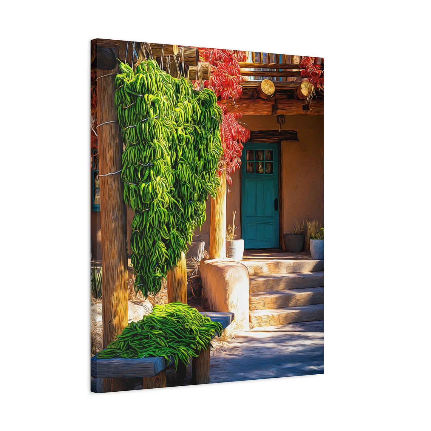 Canvas Wall Art - Green Green Chile Gem