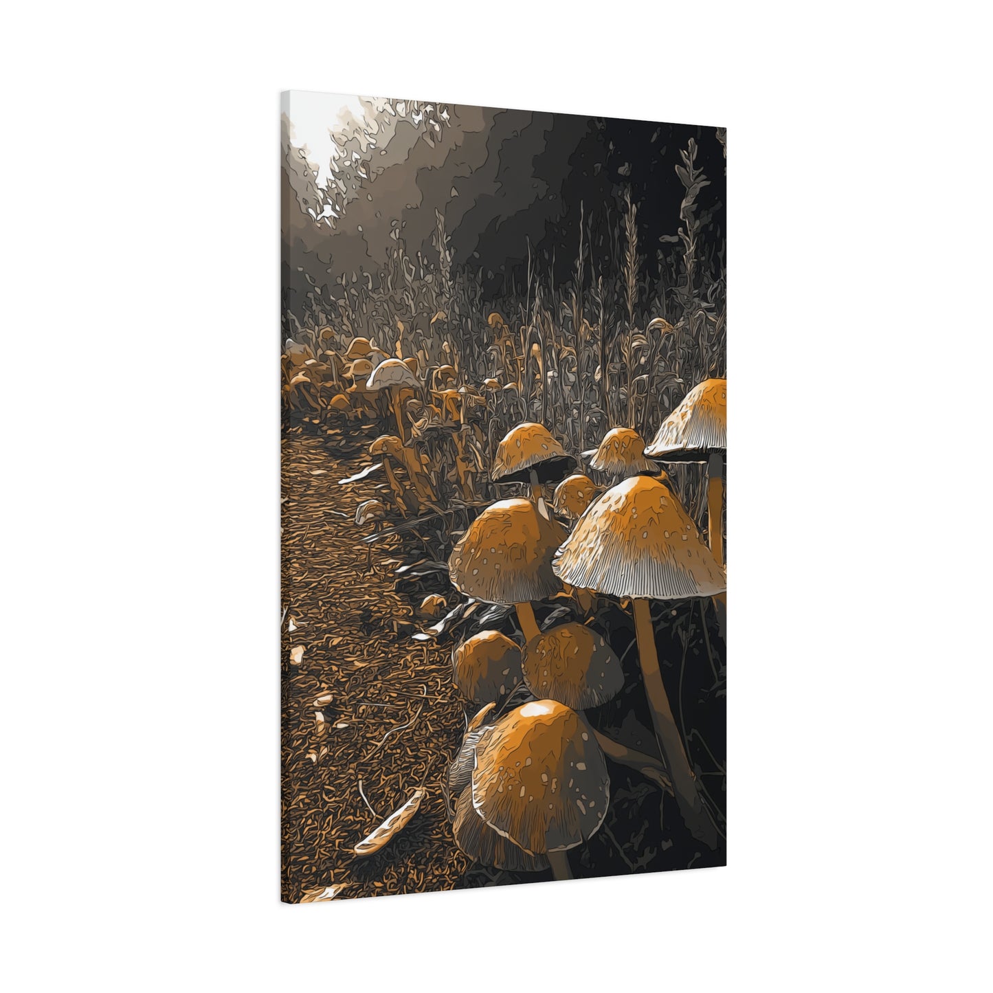 Canvas Wall Art - CO Tan MR Design, 1 25" Stretched