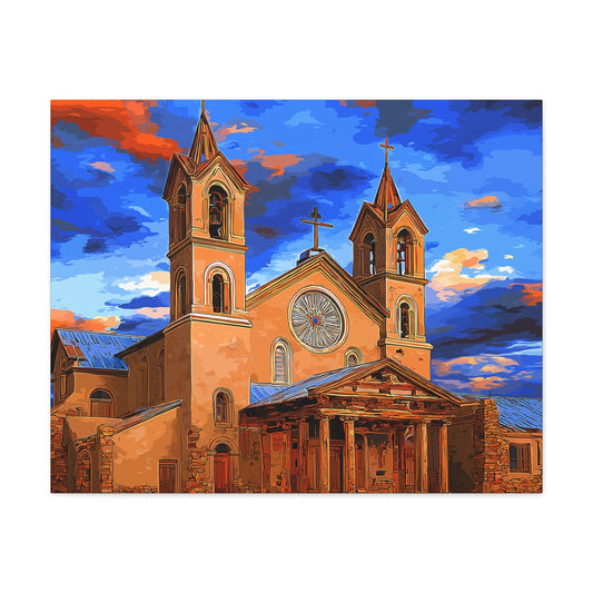 Canvas Print - New Mexico Church 1555