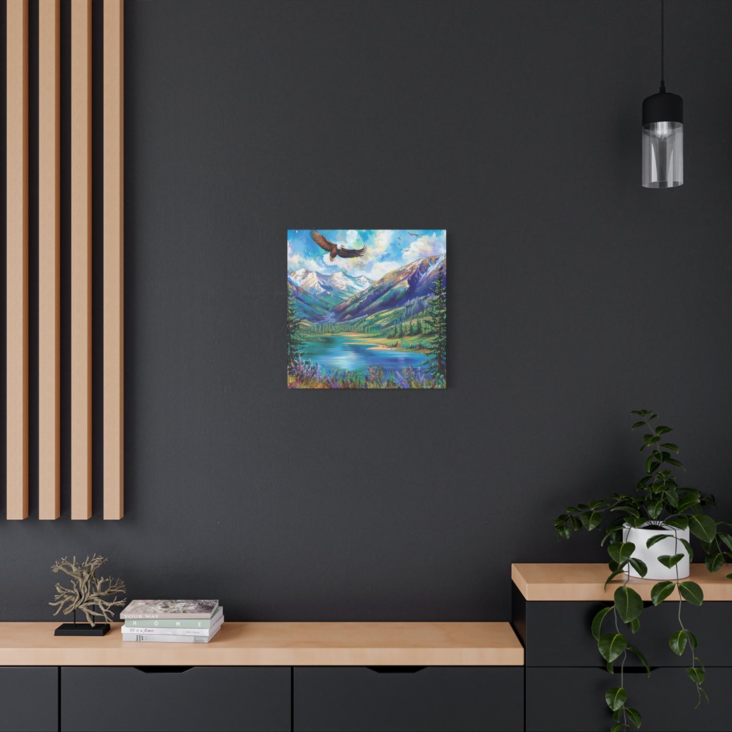 Canvas Print Beautiful Lake Vallecito