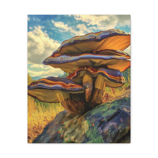 Canvas Print - Rockies Mushroom Purple