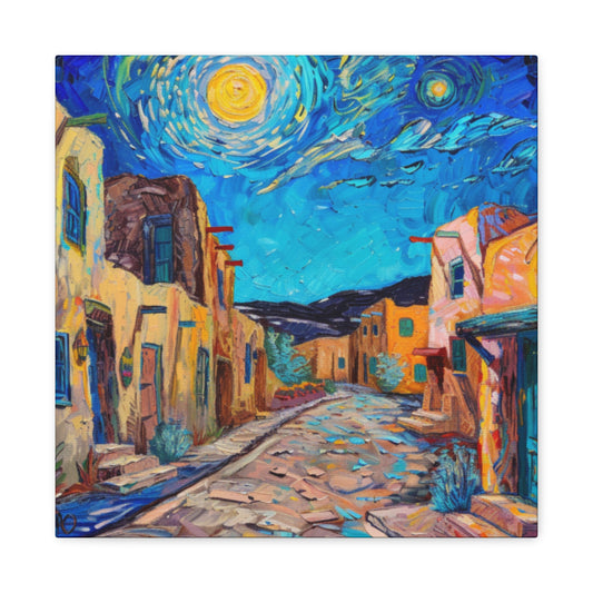 Canvas Wall Art - Taos New Moon Design