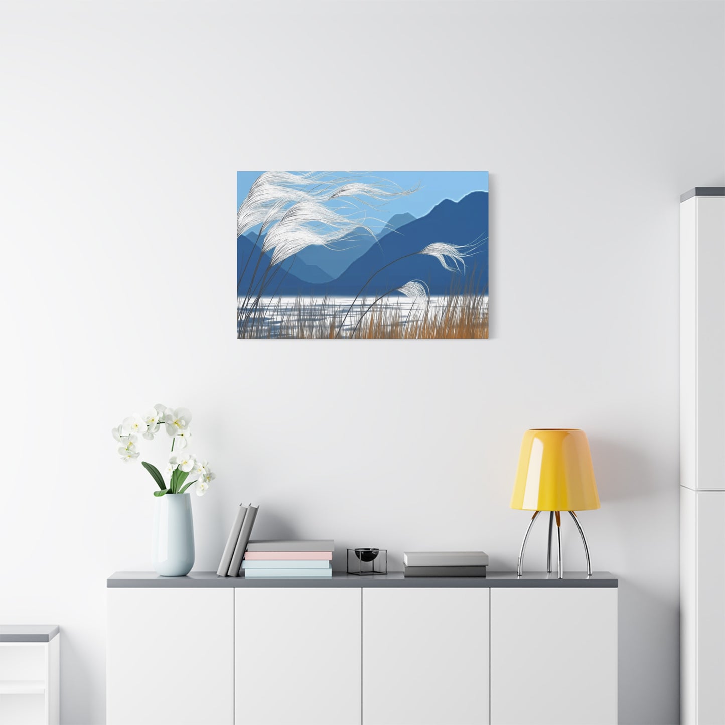 Canvas Wall Art - Blue Mountain Breeze
