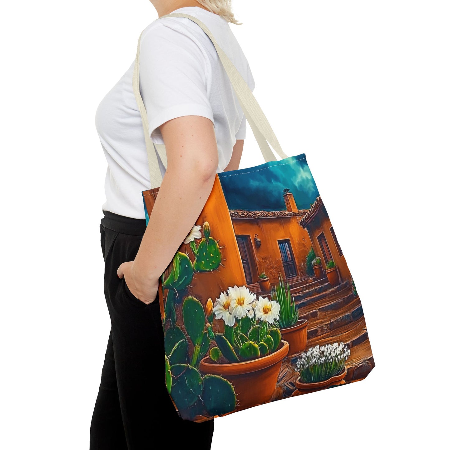 Vibrant Floral Tote Bag, Flower Print Satchel, Eco-Friendly Shopping Bag, Travel Companion, Unique Gift for Nature Lovers