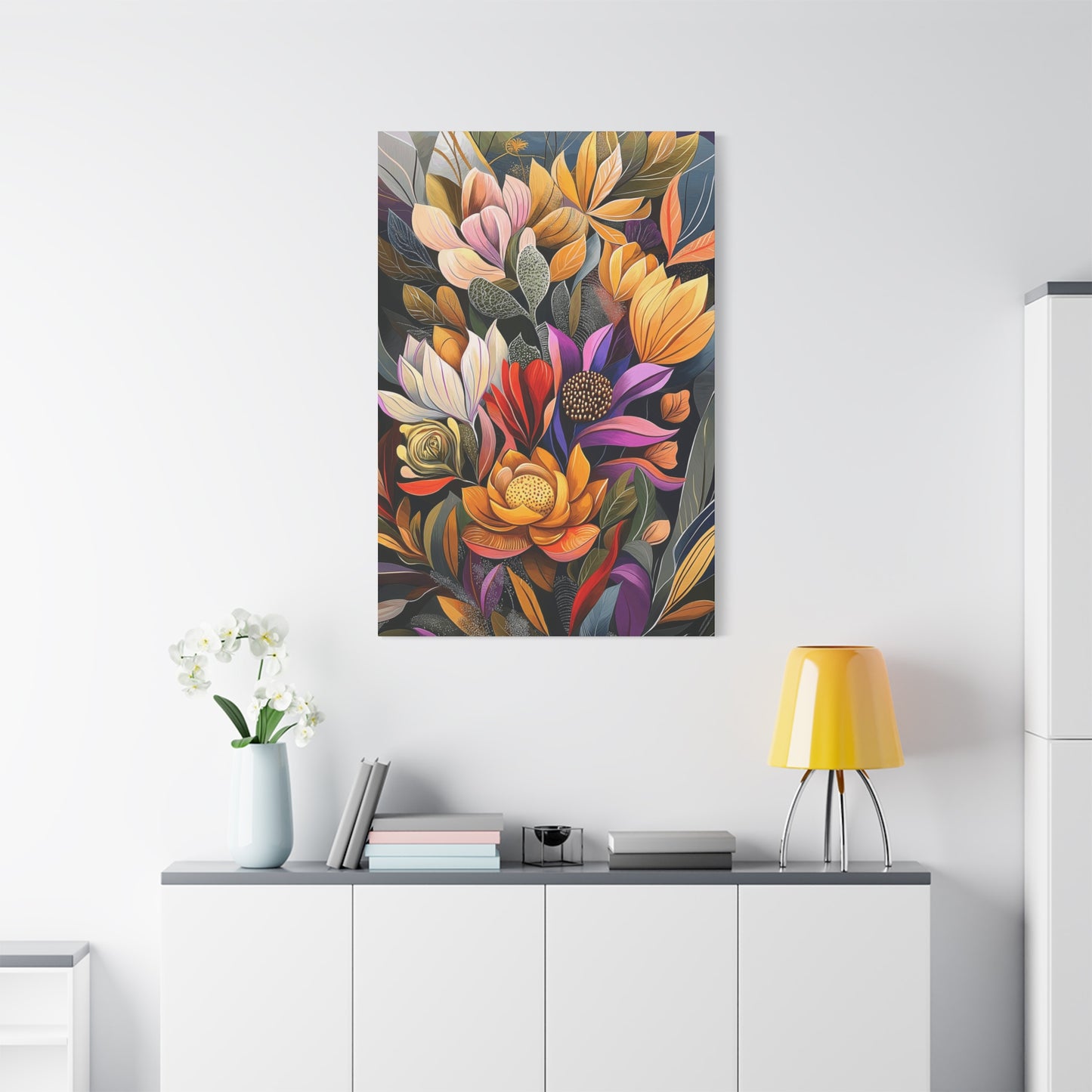 Canvas Art - Amazing Brilliant Flowers