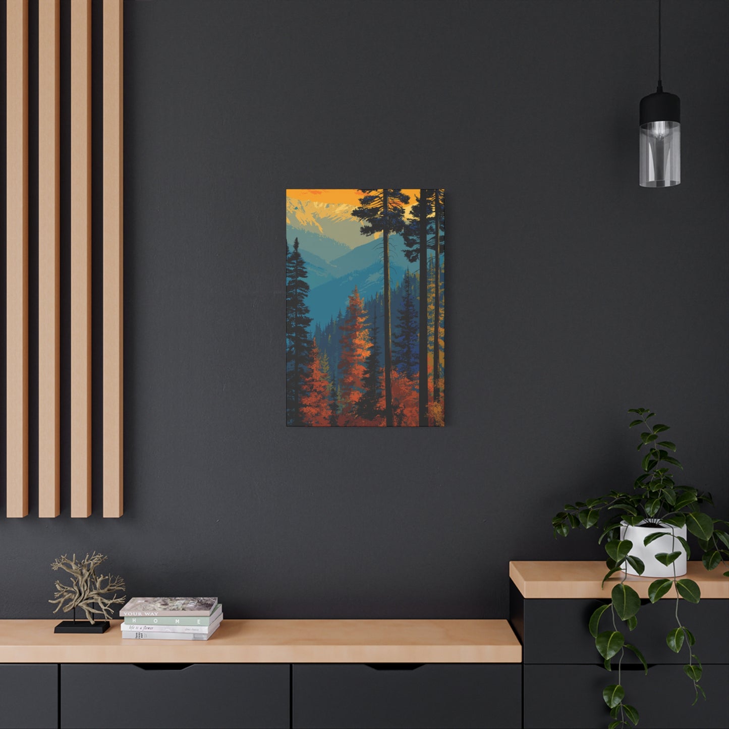 Canvas Print - Rocky Mountain Glorious Trees