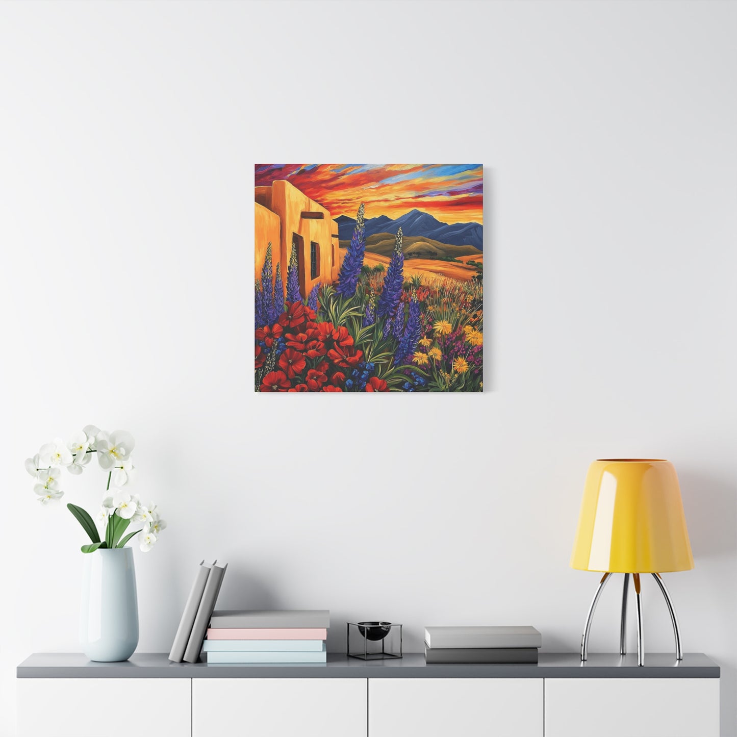 Canvas Wall Art - Sunny New Mexico Casa