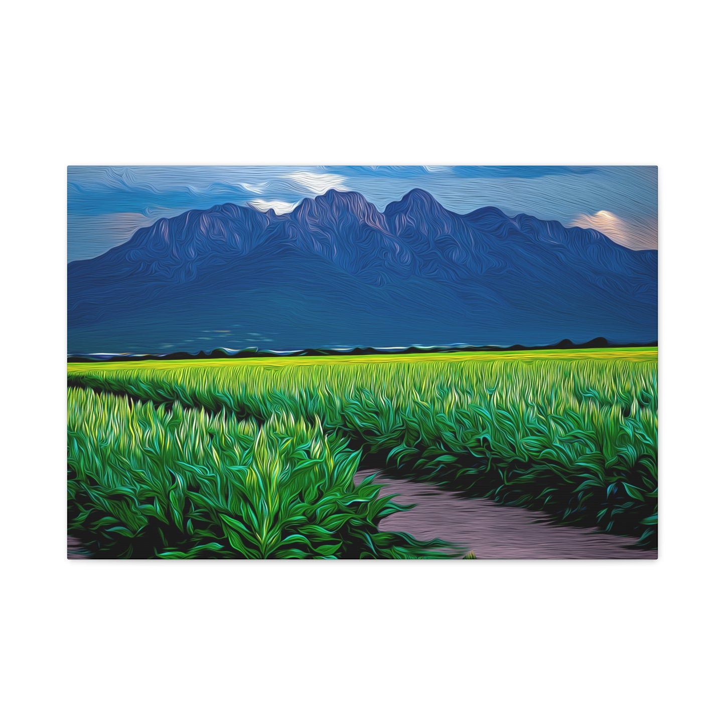 Canvas Print - Organ Mountains and Chile Field
