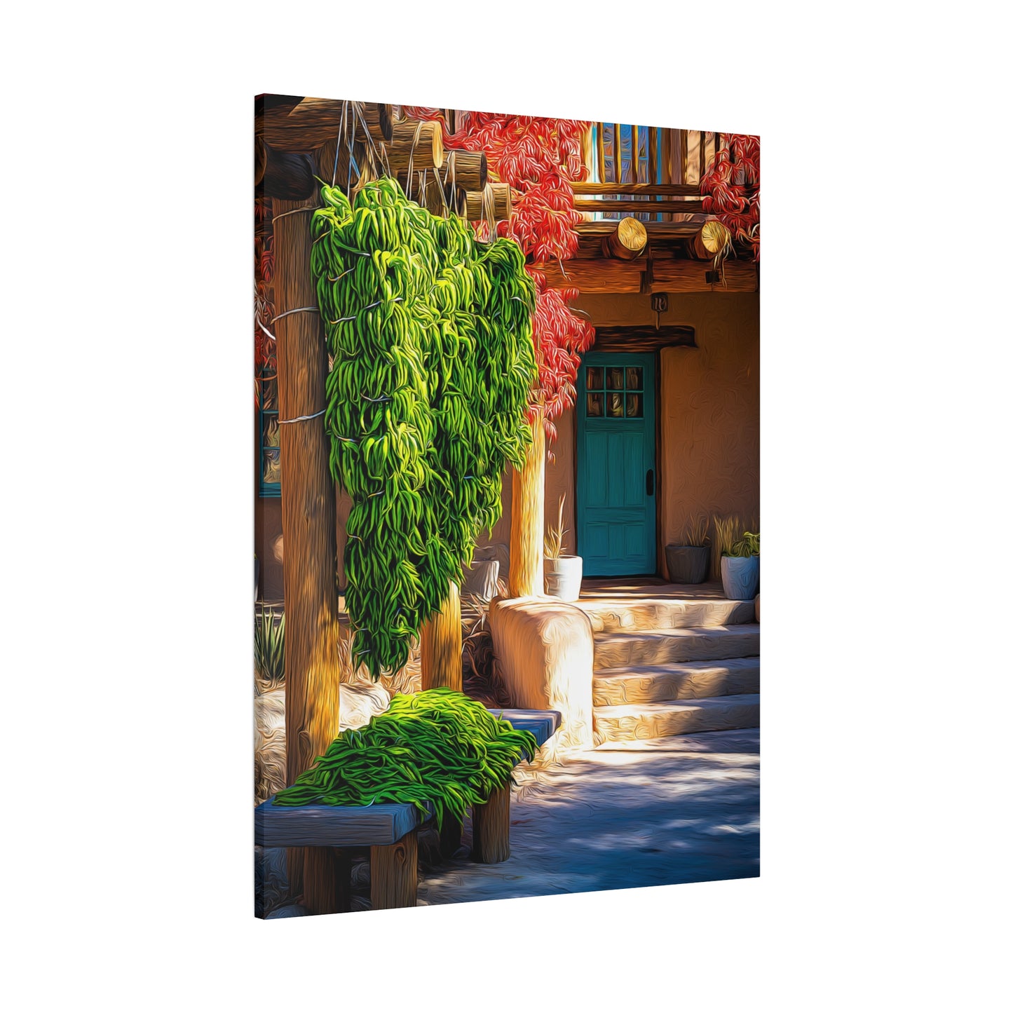 Canvas Wall Art - Green Green Chile Gem