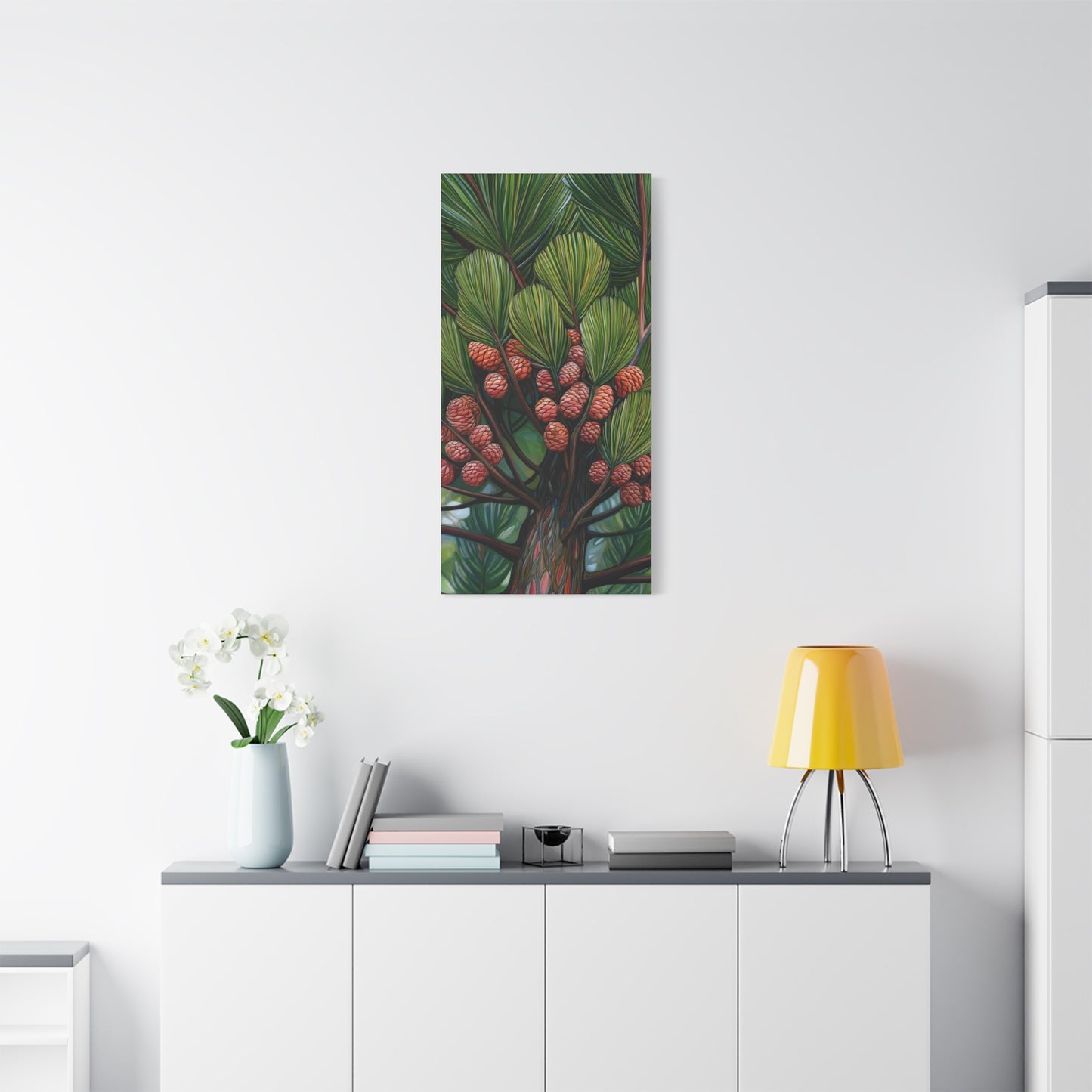 Canvas Wall Art - Tall Pine Tree