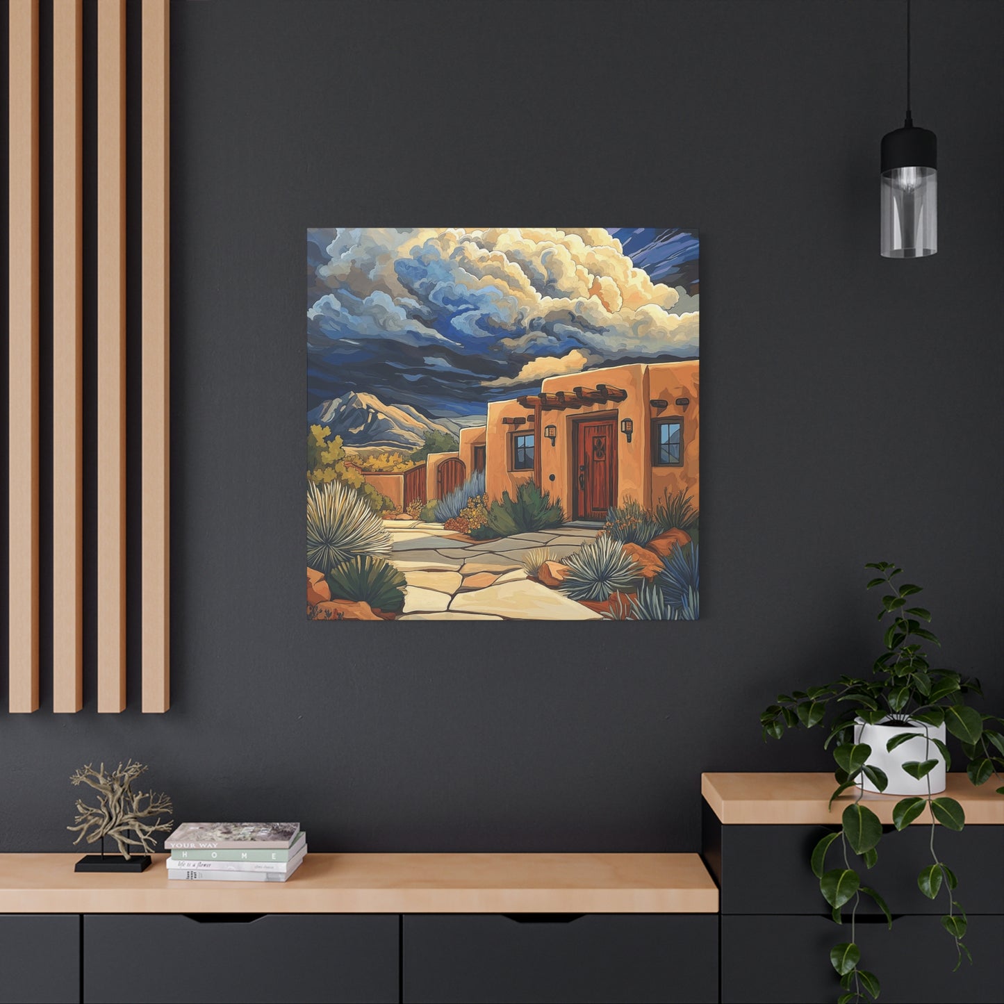 Southwestern Landscape Canvas Art - Stretched Wall Decor