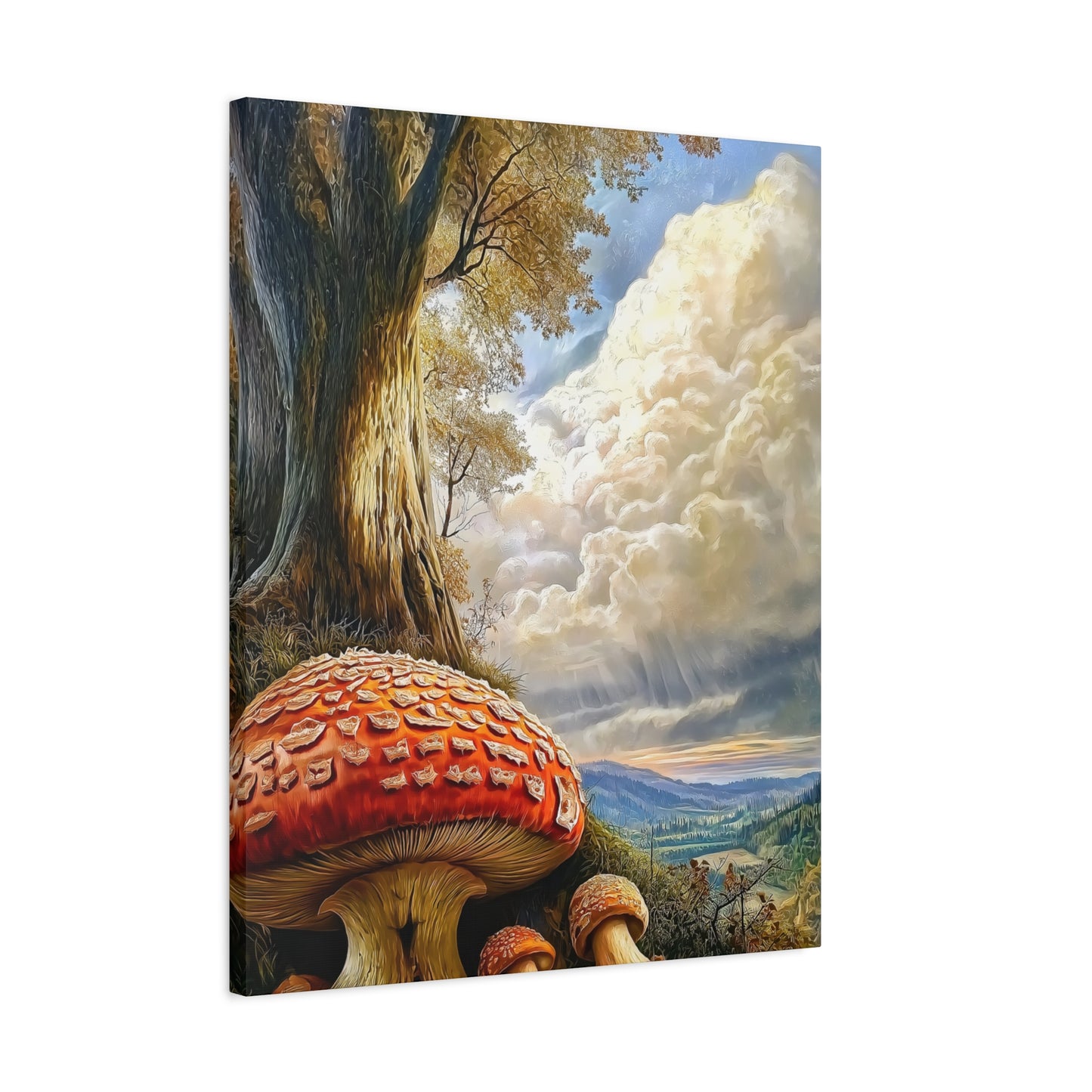Canvas Print - Giant Red Mushroom in Rockies