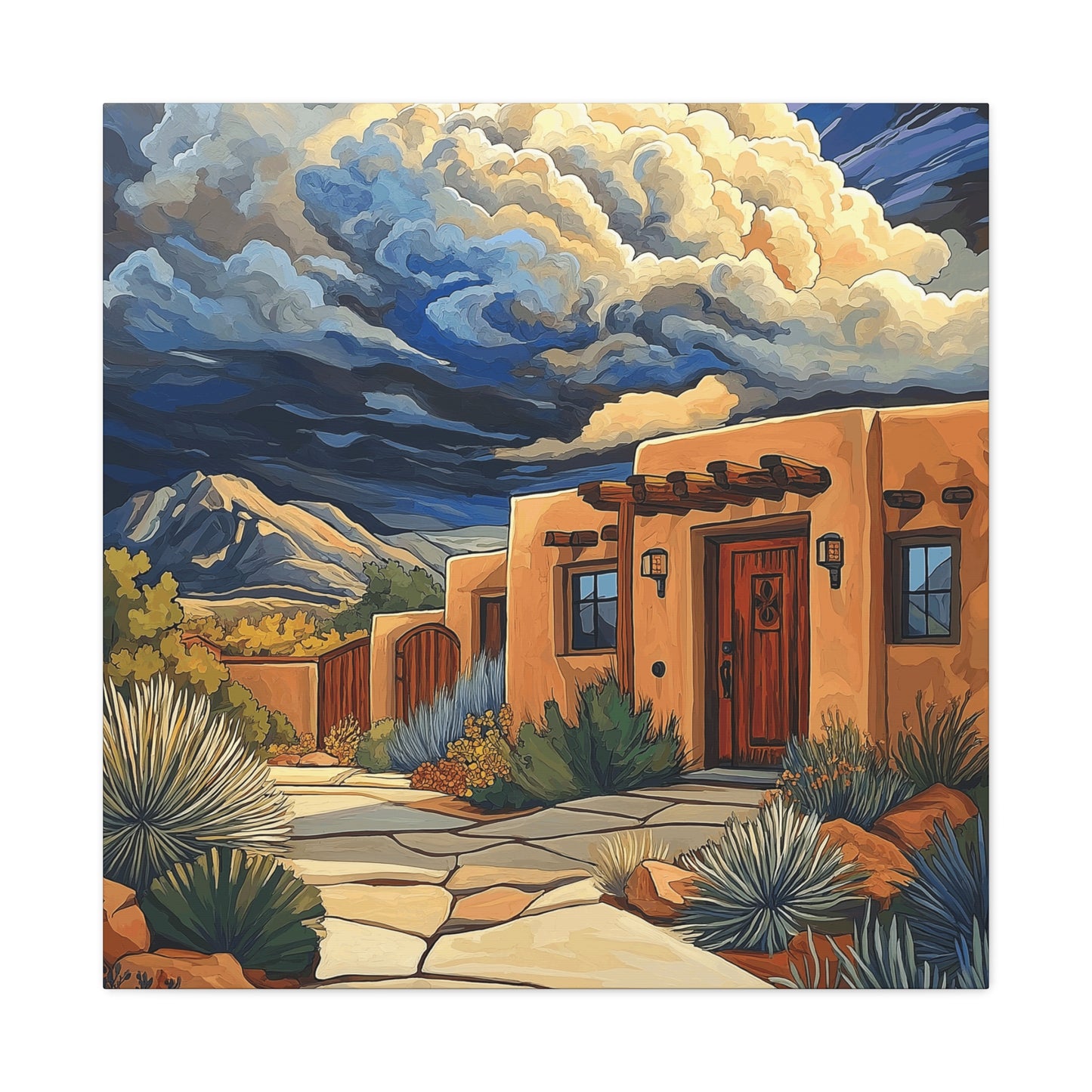 Southwestern Landscape Canvas Art - Stretched Wall Decor