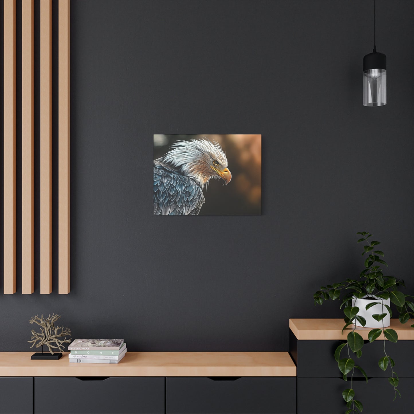 Eagle Art Canvas - Majestic Wildlife Wall Decor