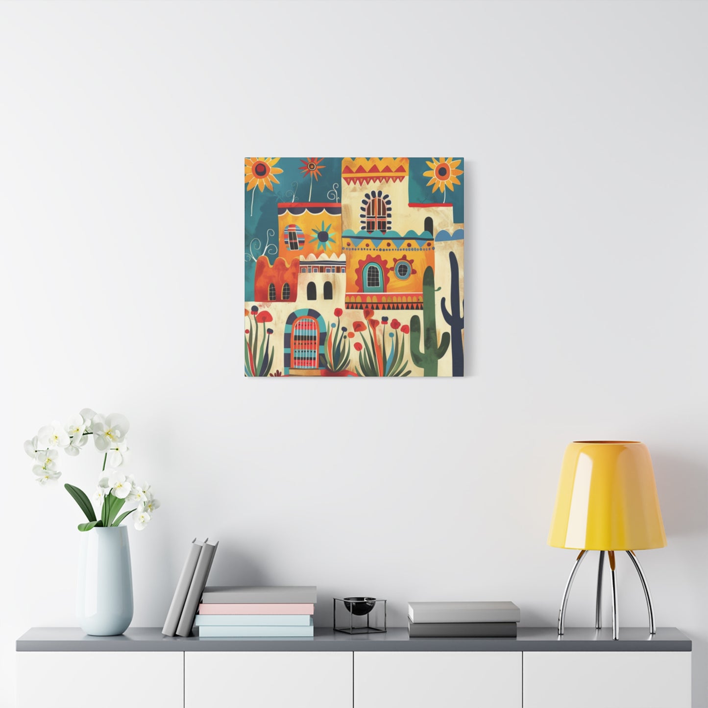 Canvas Wall Art - SF Pueblo 222