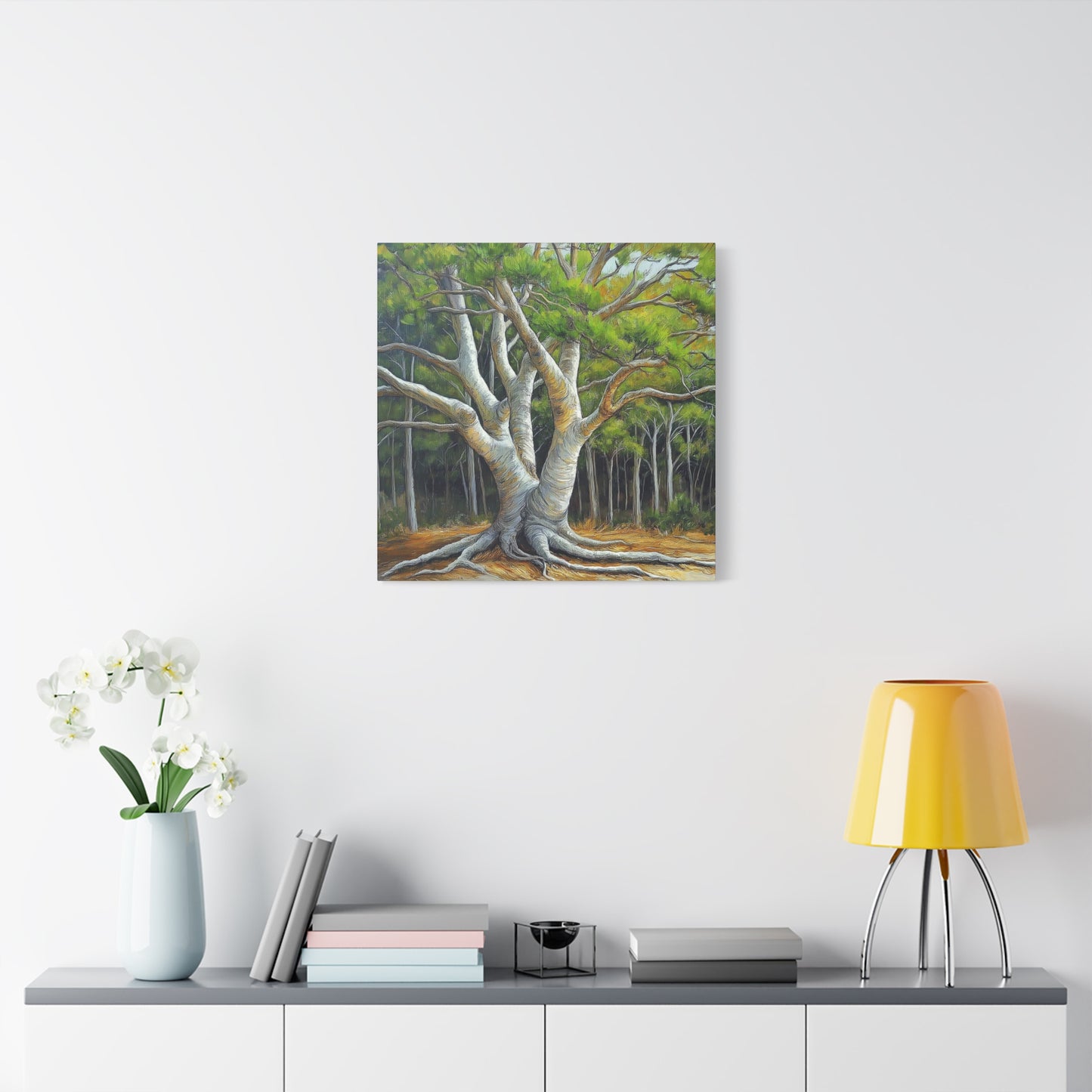 Canvas Wall Art - Pondering Pine Tree VI