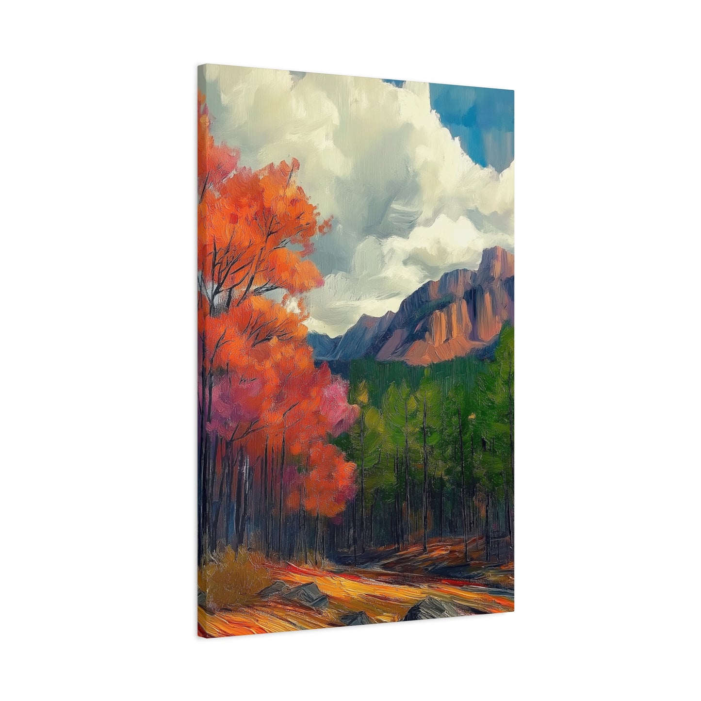 Canvas Print - Rocky Mountain Glorious Trees