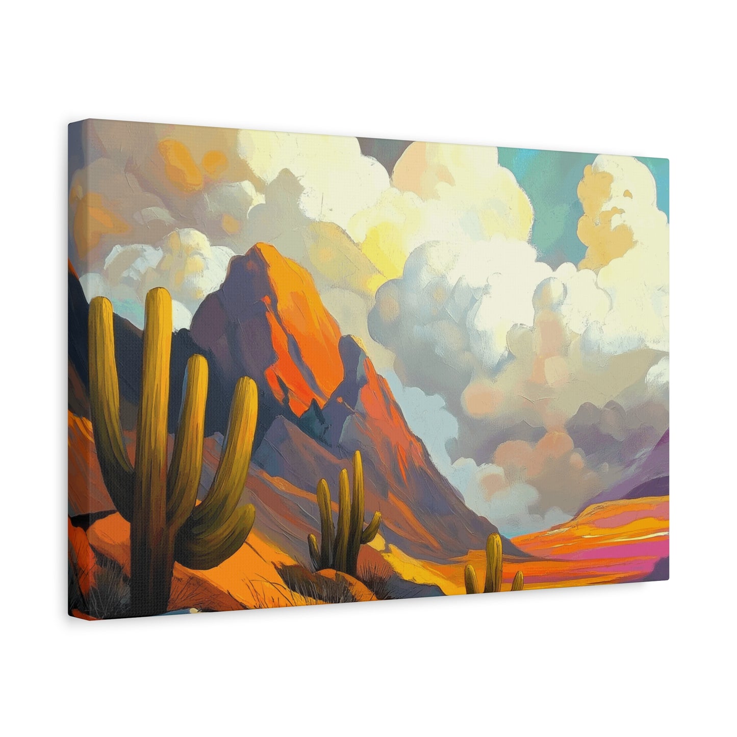 Desert Landscape Matte Canvas Wall Art