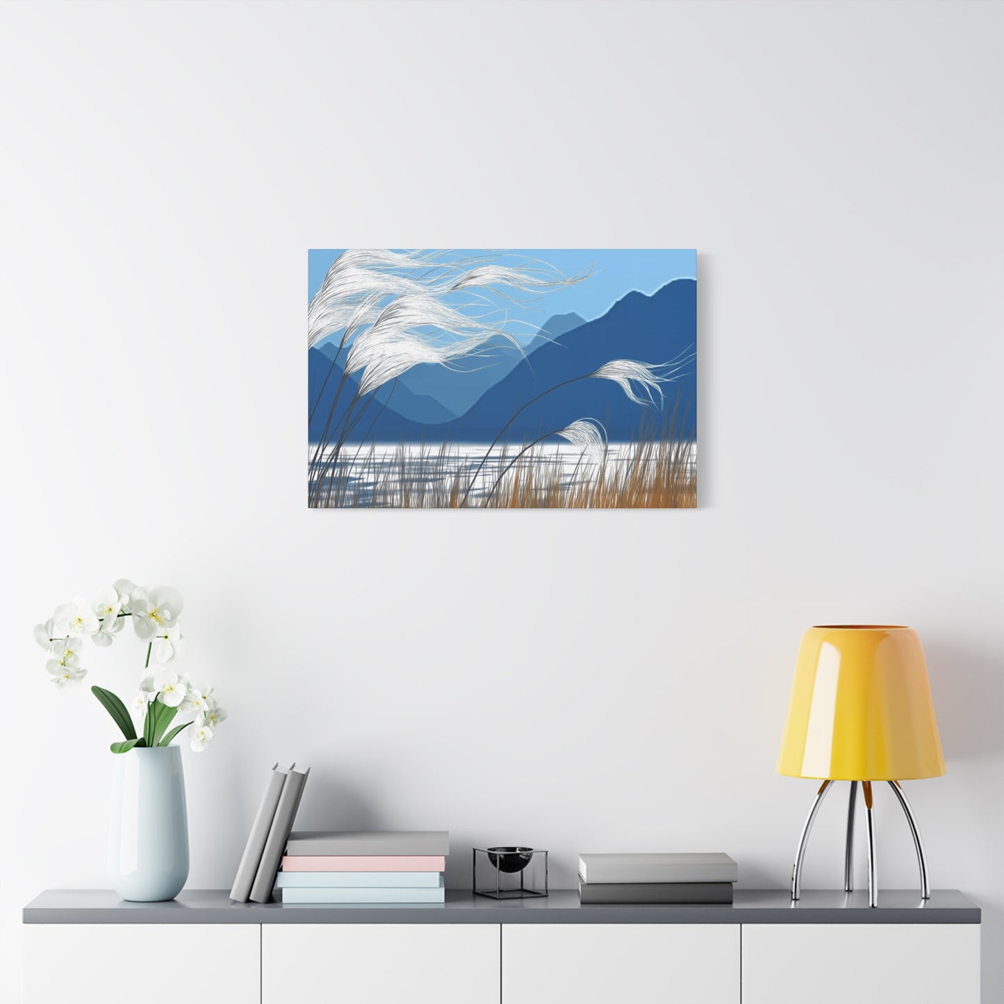 Canvas Wall Art - Blue Mountain Breeze