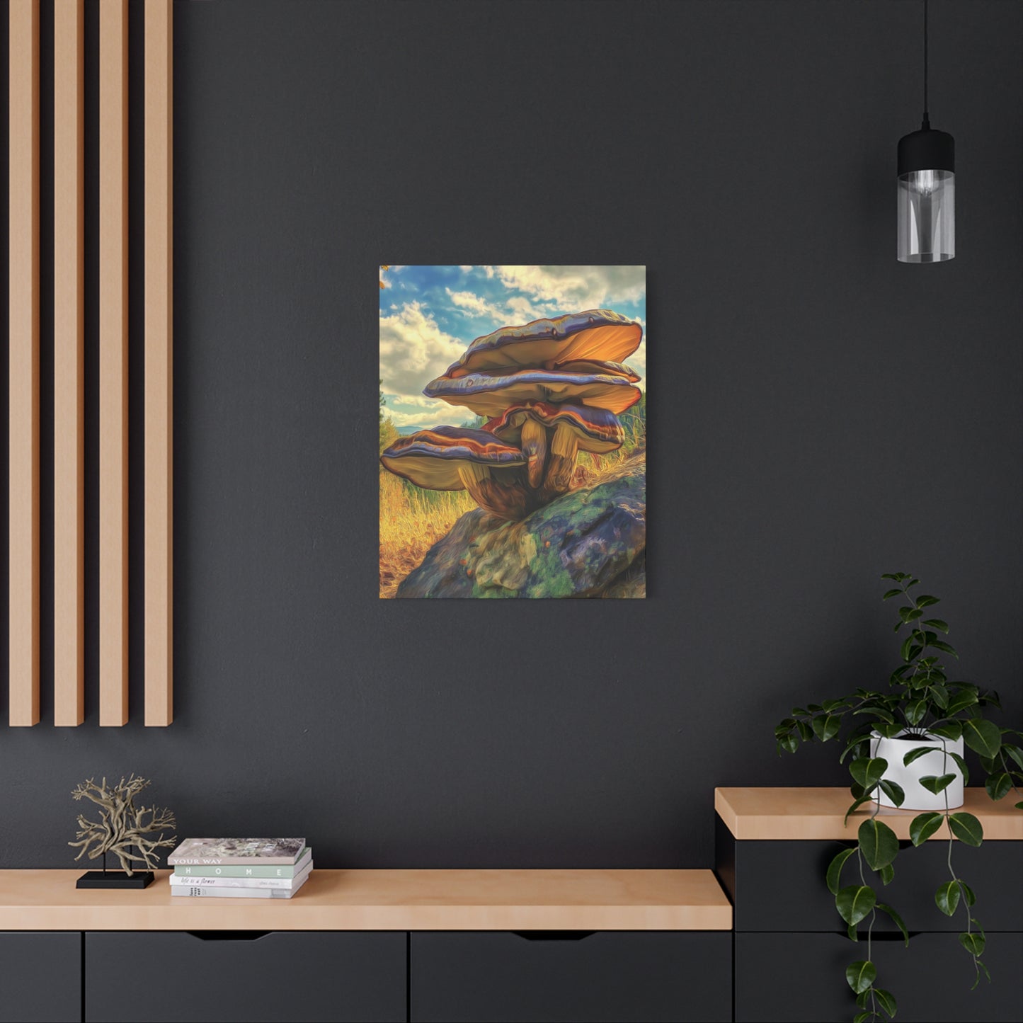 Canvas Print - Rockies Mushroom Purple