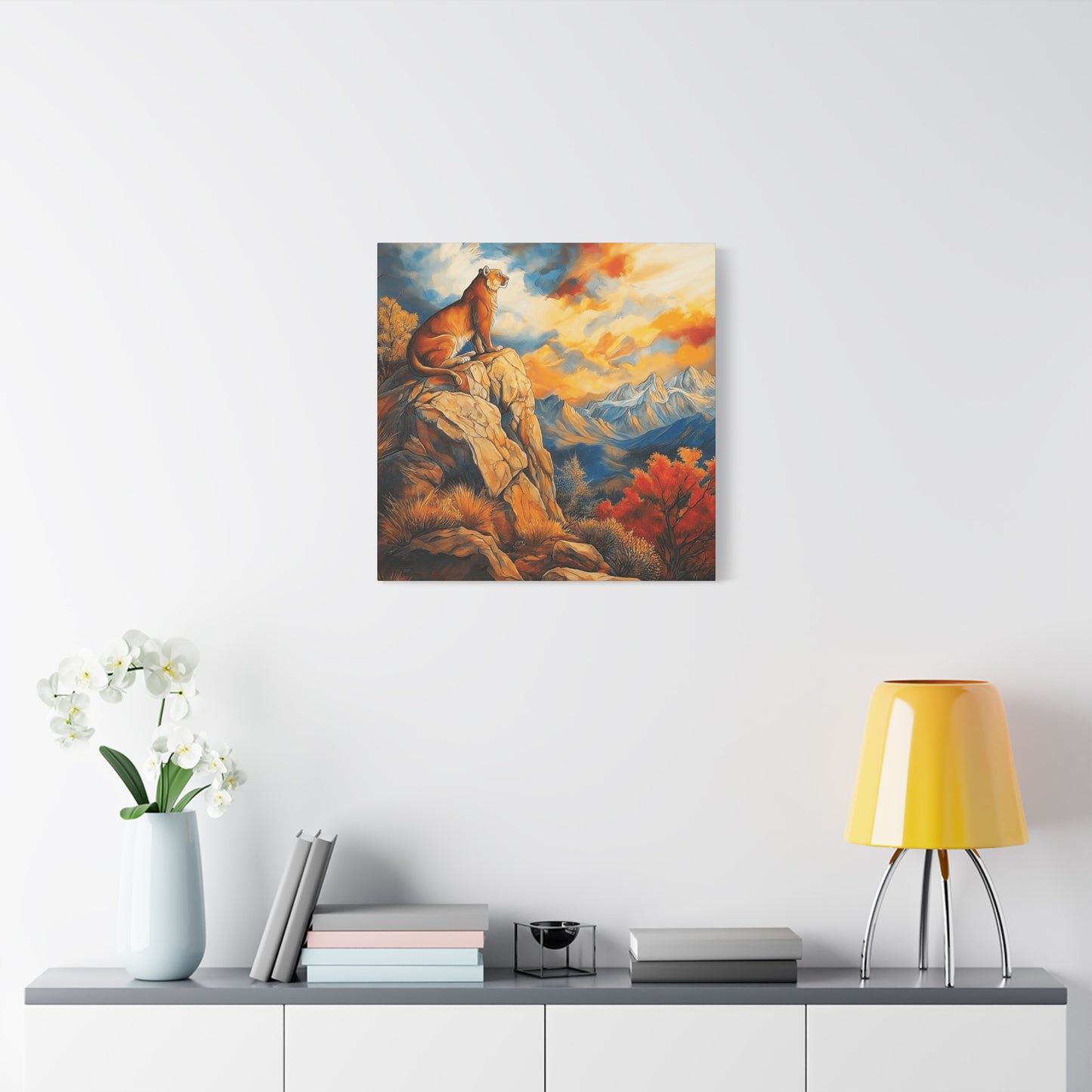 Majestic Lion Canvas Art - Vibrant Nature Wall Decor