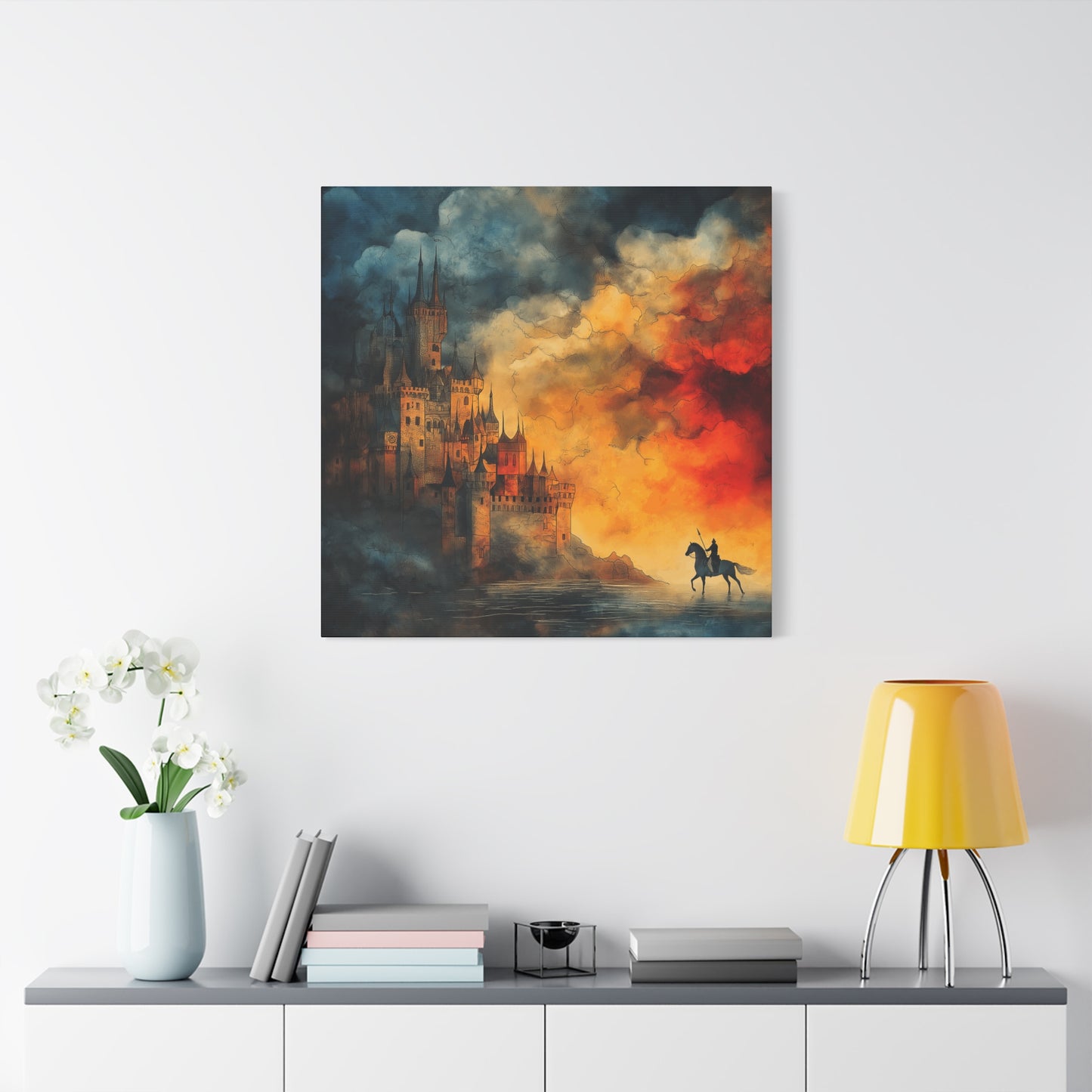 Fantasy Castle Canvas Art - Stretched Wall Decor for Home