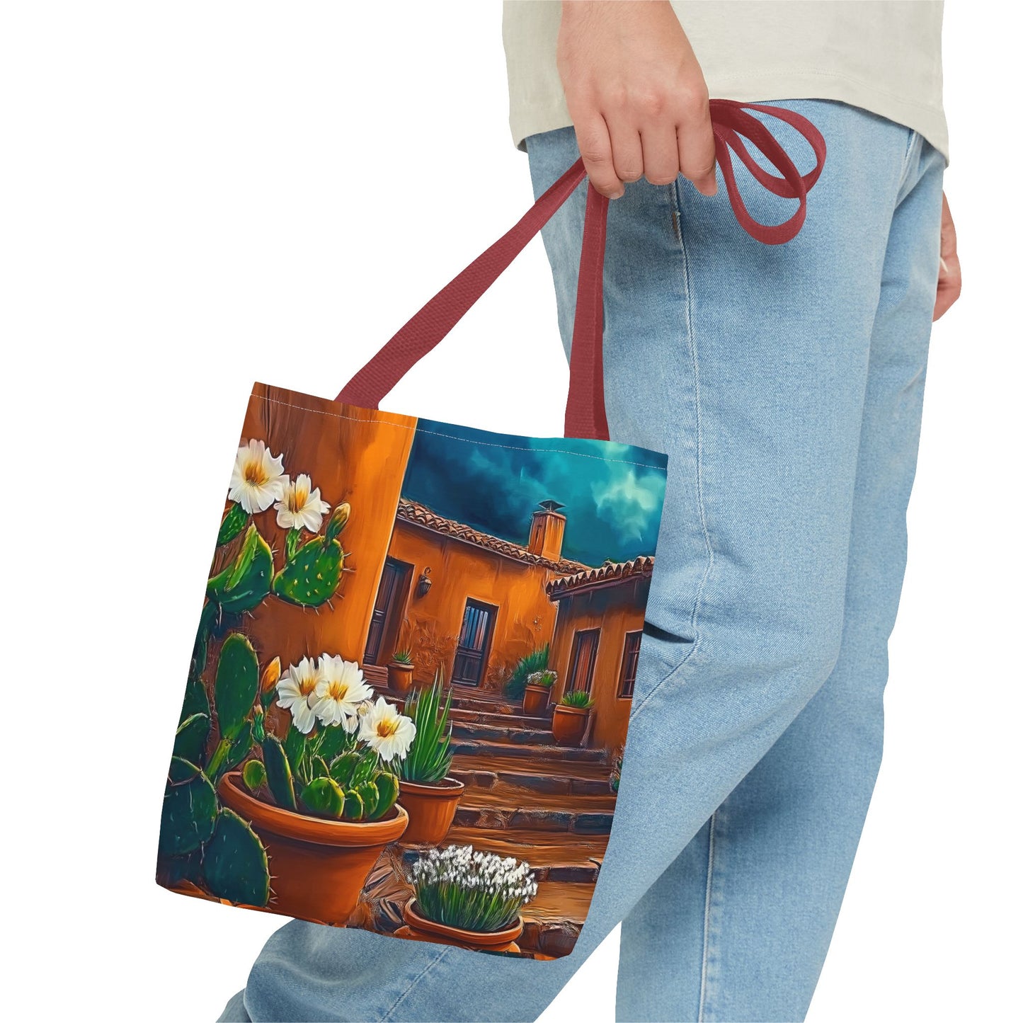 Vibrant Floral Tote Bag, Flower Print Satchel, Eco-Friendly Shopping Bag, Travel Companion, Unique Gift for Nature Lovers