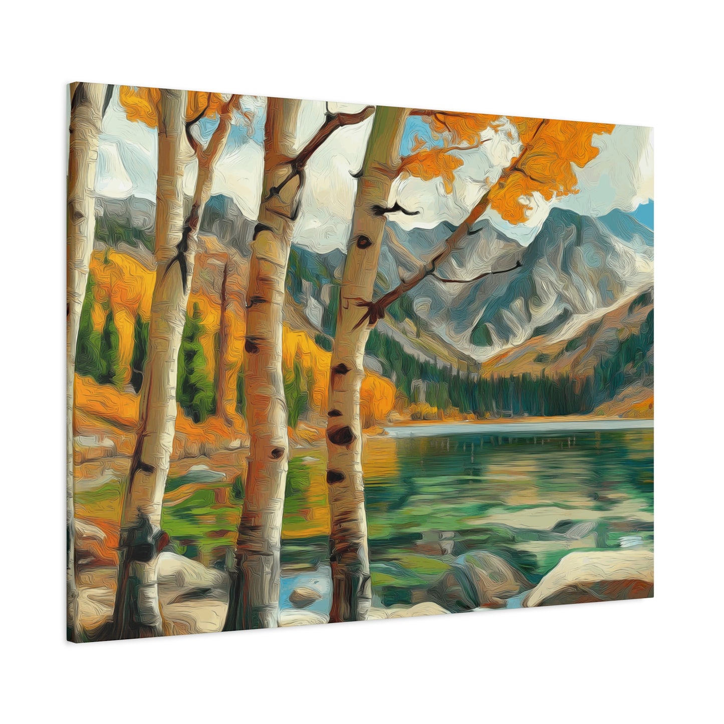 Aspens V2 at High Mountain Lake
