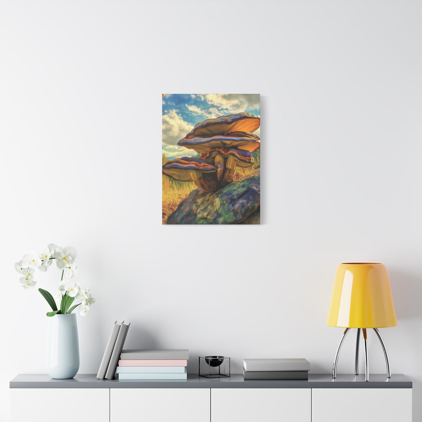 Canvas Print - Rockies Mushroom Purple