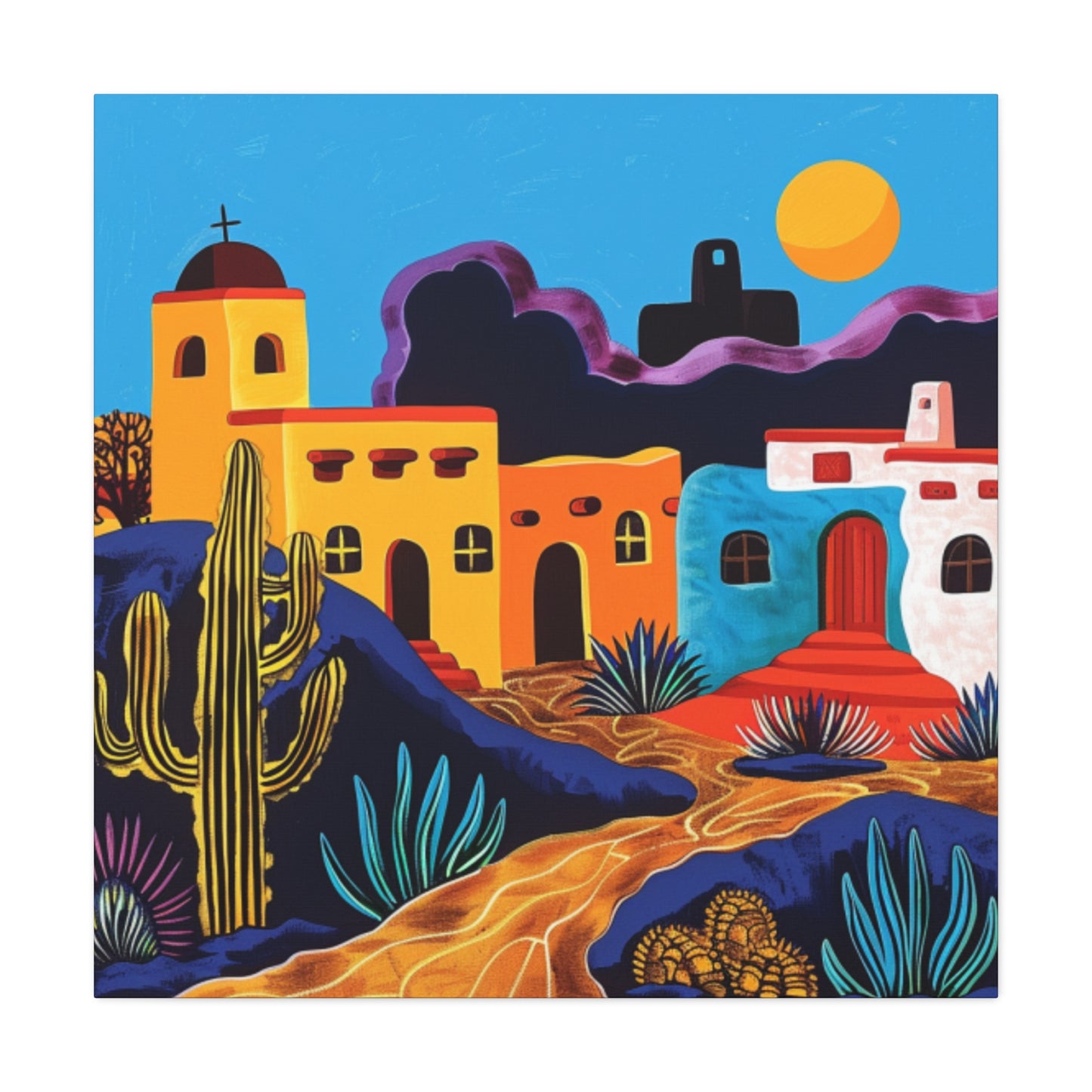 Canvas Wall Art - Bold Street 22 Santa Fe