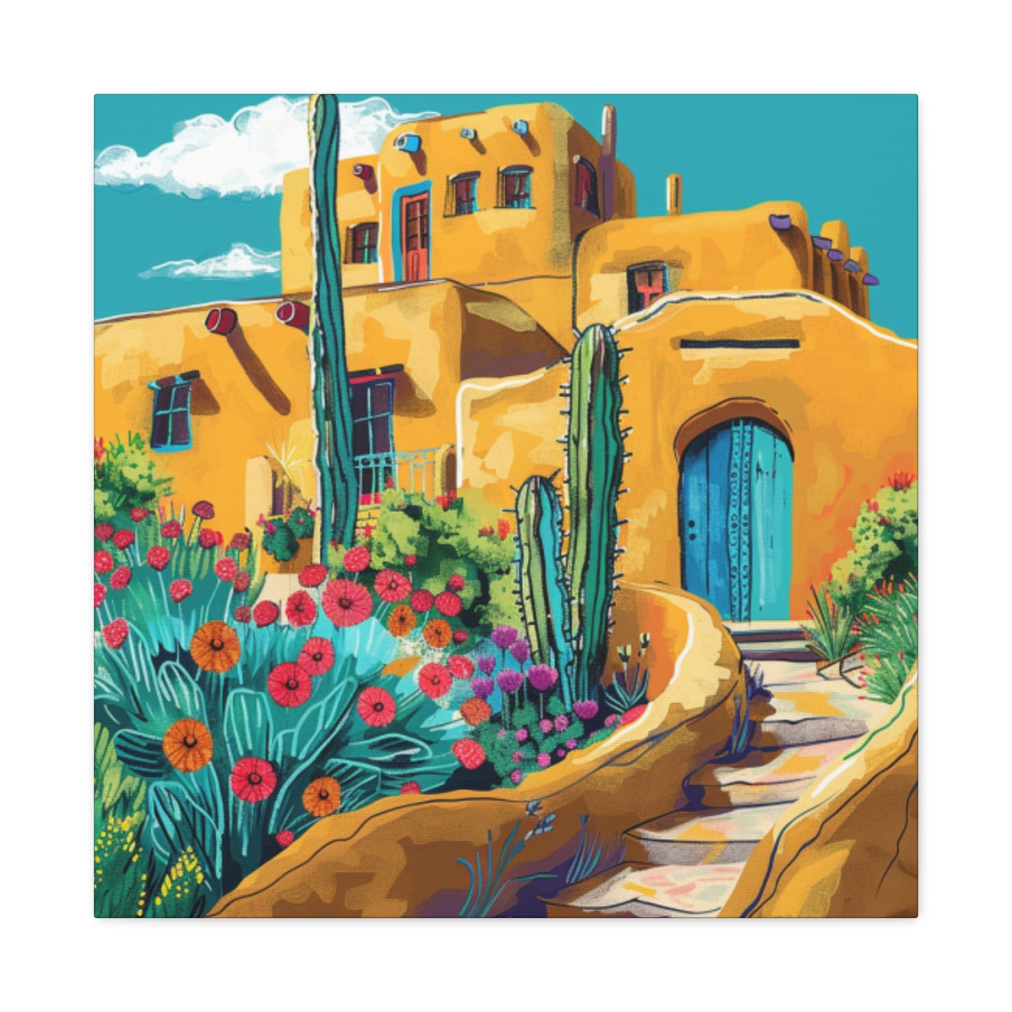 Canvas Print - Pueblo Village 101