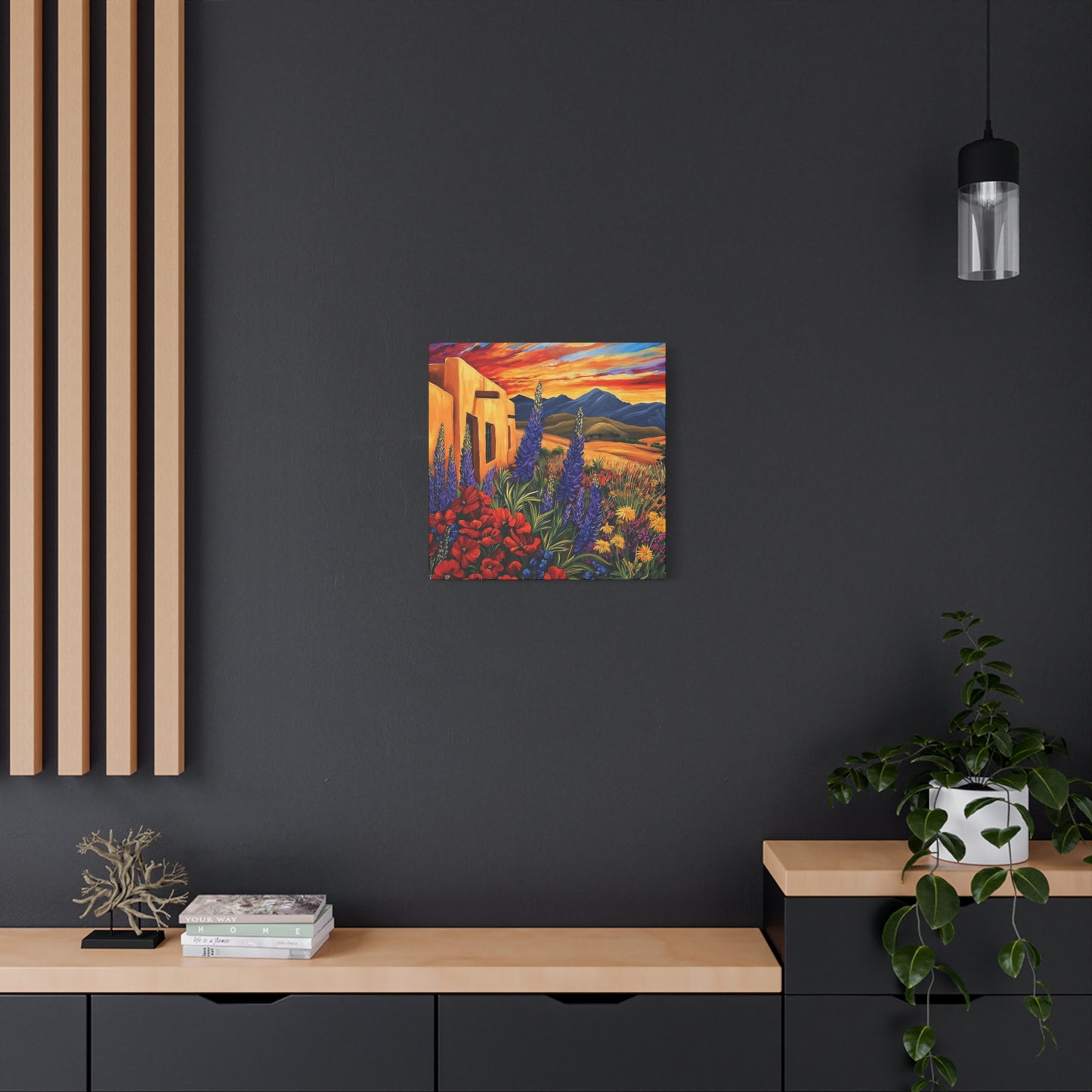Canvas Wall Art - Sunny New Mexico Casa