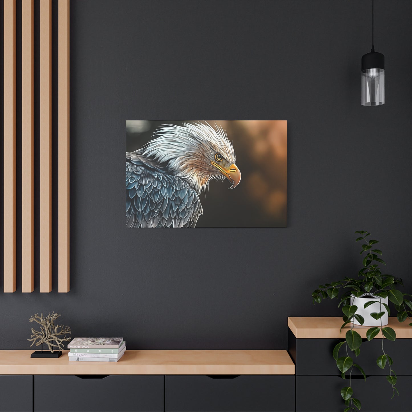 Eagle Art Canvas - Majestic Wildlife Wall Decor