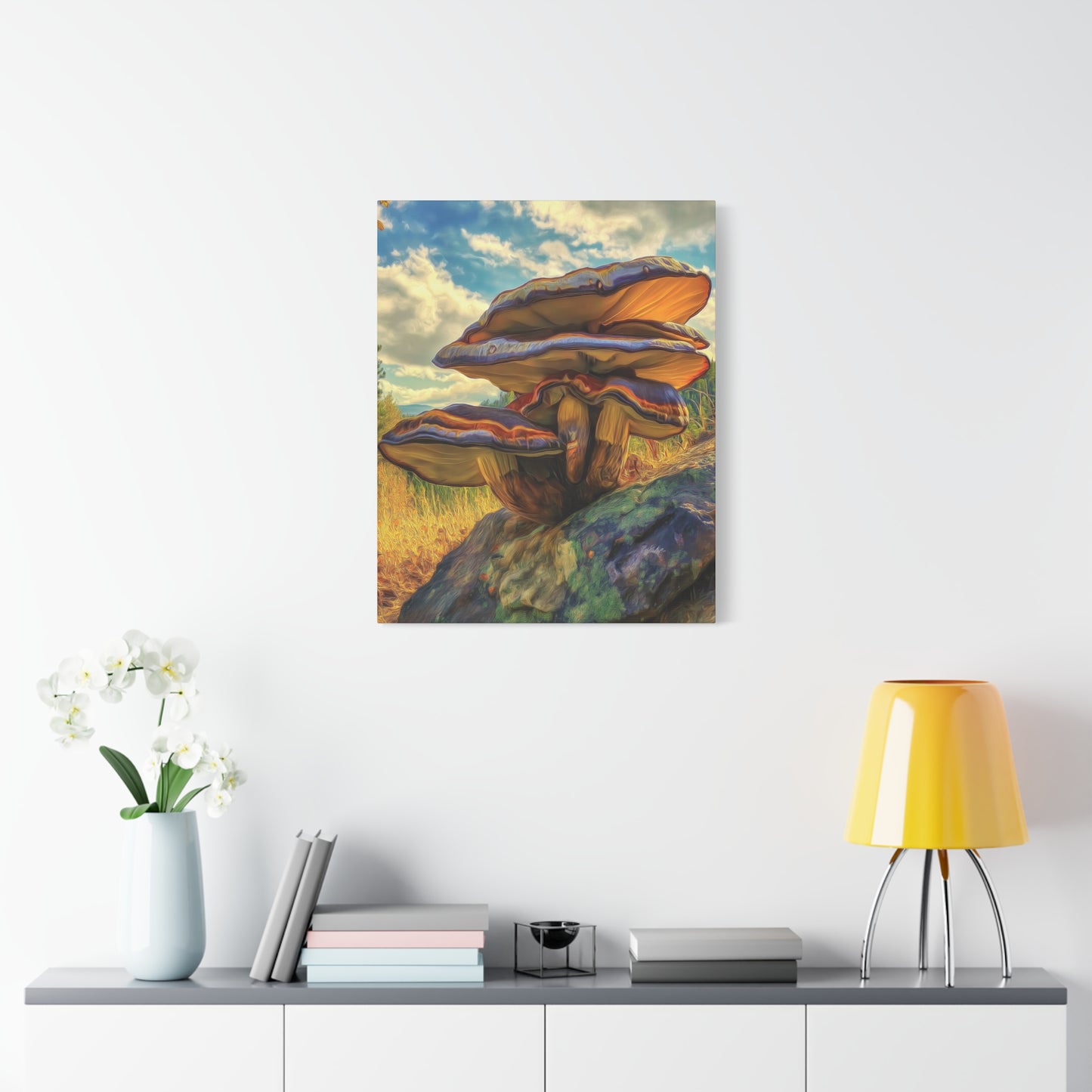 Canvas Print - Rockies Mushroom Purple