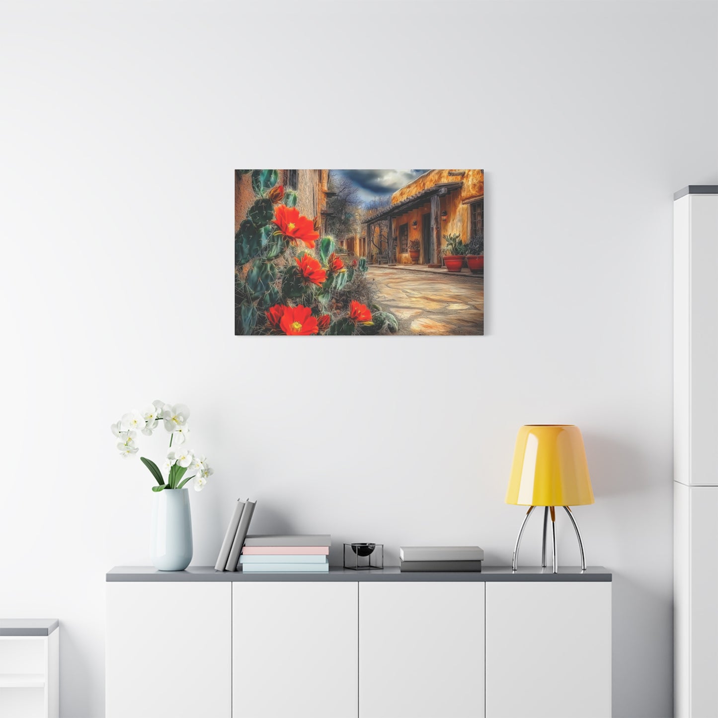 Canvas Print - NM Cacti Village Too
