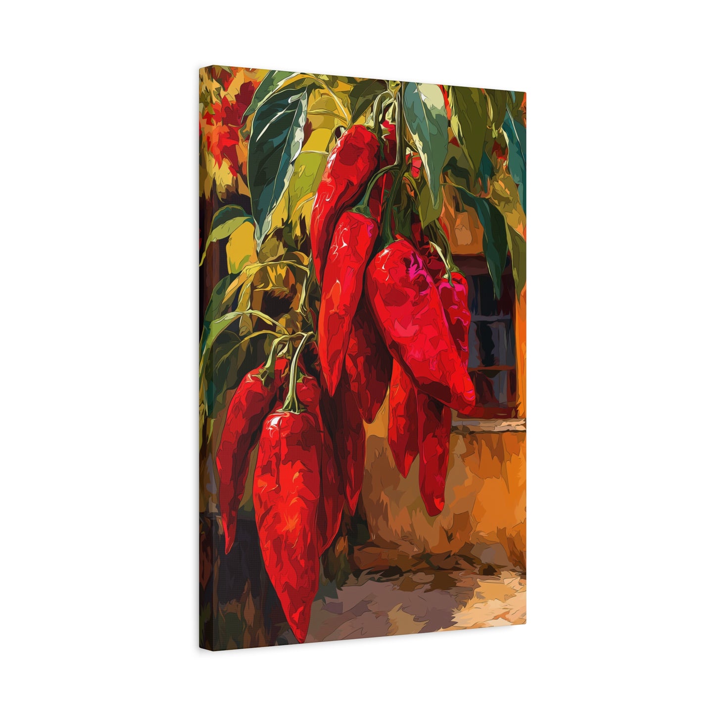 Canvas Wall Art - Red Chiles Casa Design