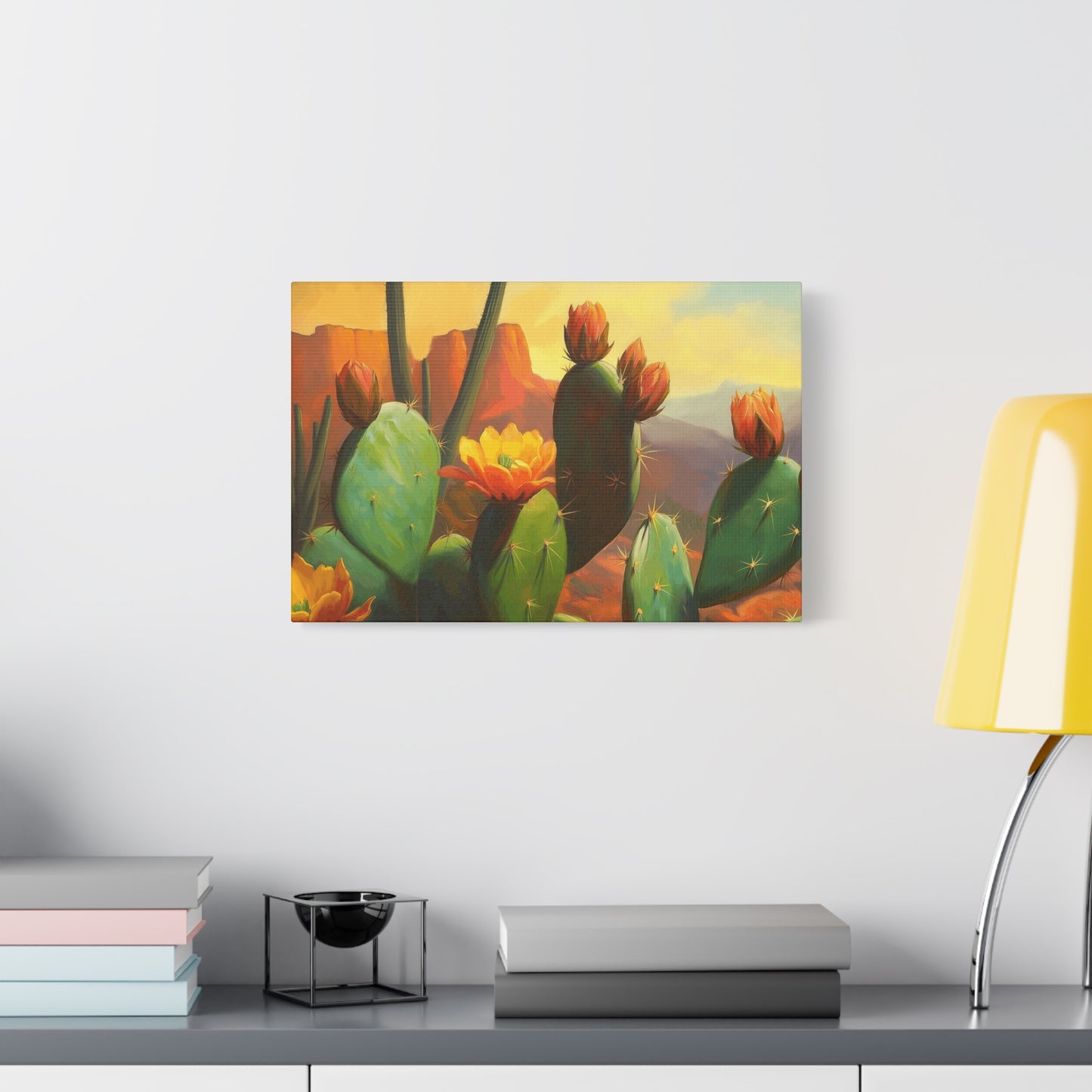 Desert Cactus Canvas Print
