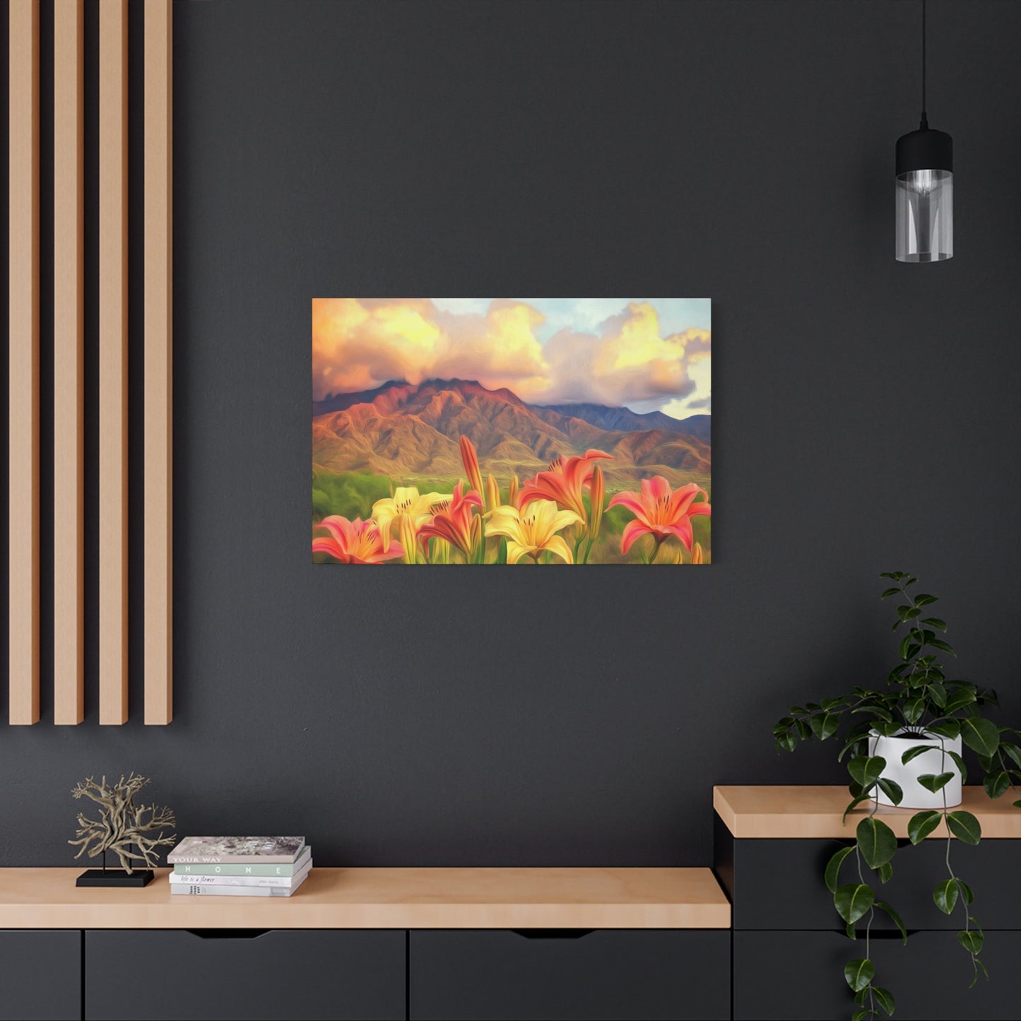 Canvas Print - SF Lillies at Dawn V4