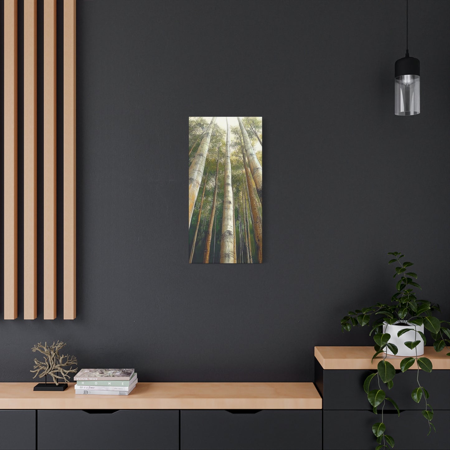 Canvas Art - Tall Aspens