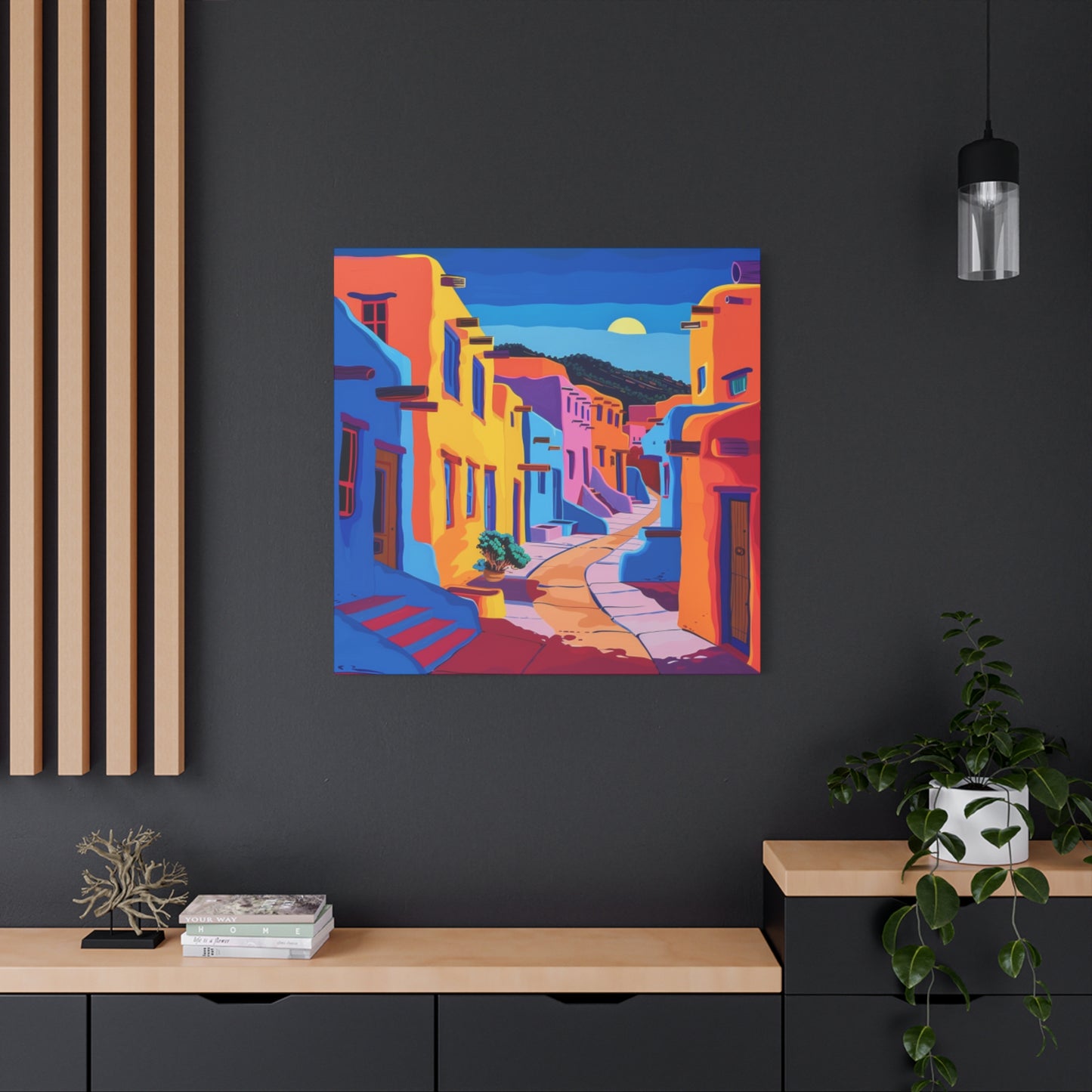 Canvas Wall Art - Santa Fe Street 405