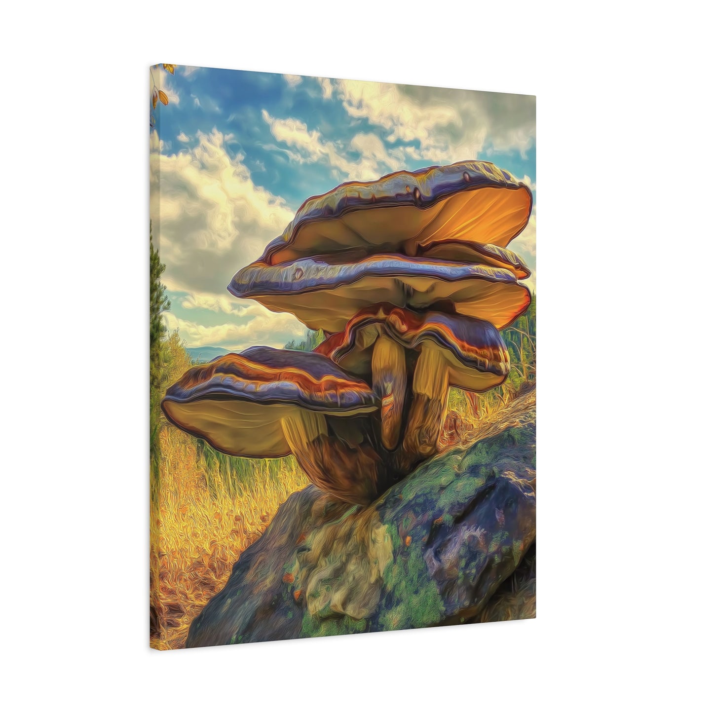Canvas Print - Rockies Mushroom Purple