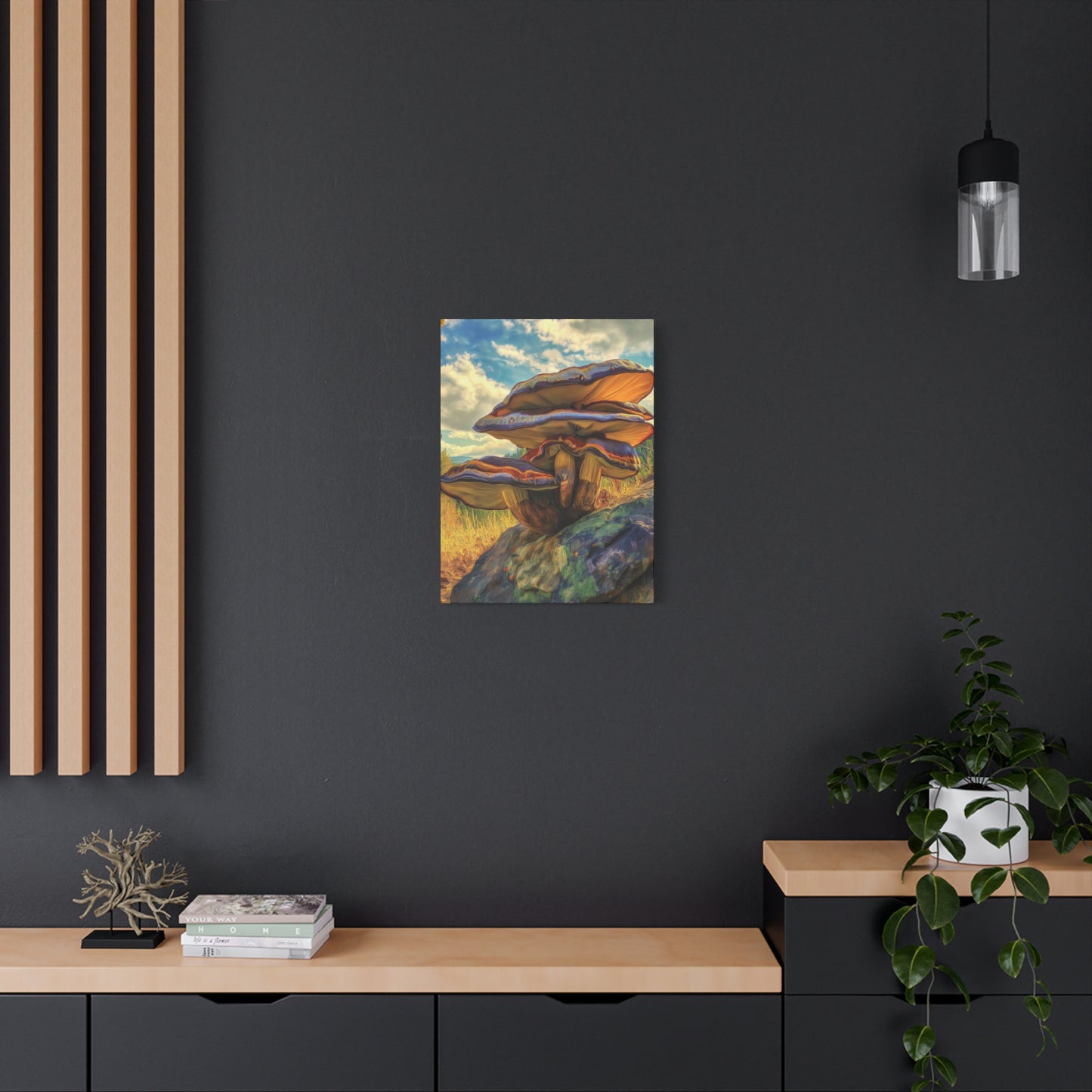 Canvas Print - Rockies Mushroom Purple