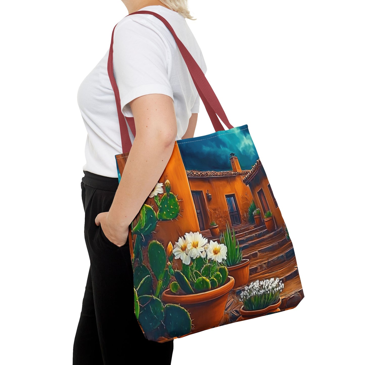 Vibrant Floral Tote Bag, Flower Print Satchel, Eco-Friendly Shopping Bag, Travel Companion, Unique Gift for Nature Lovers