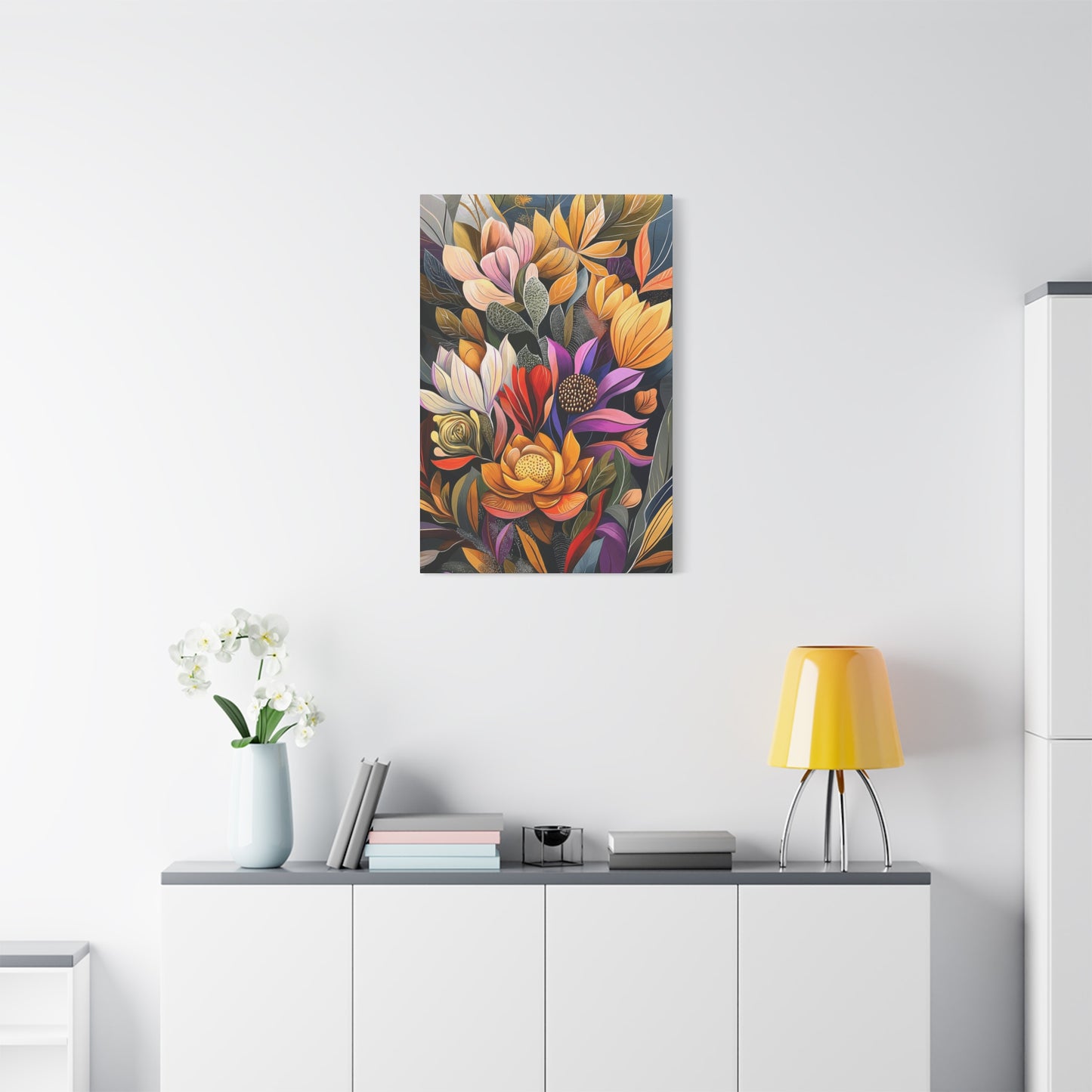 Canvas Art - Amazing Brilliant Flowers