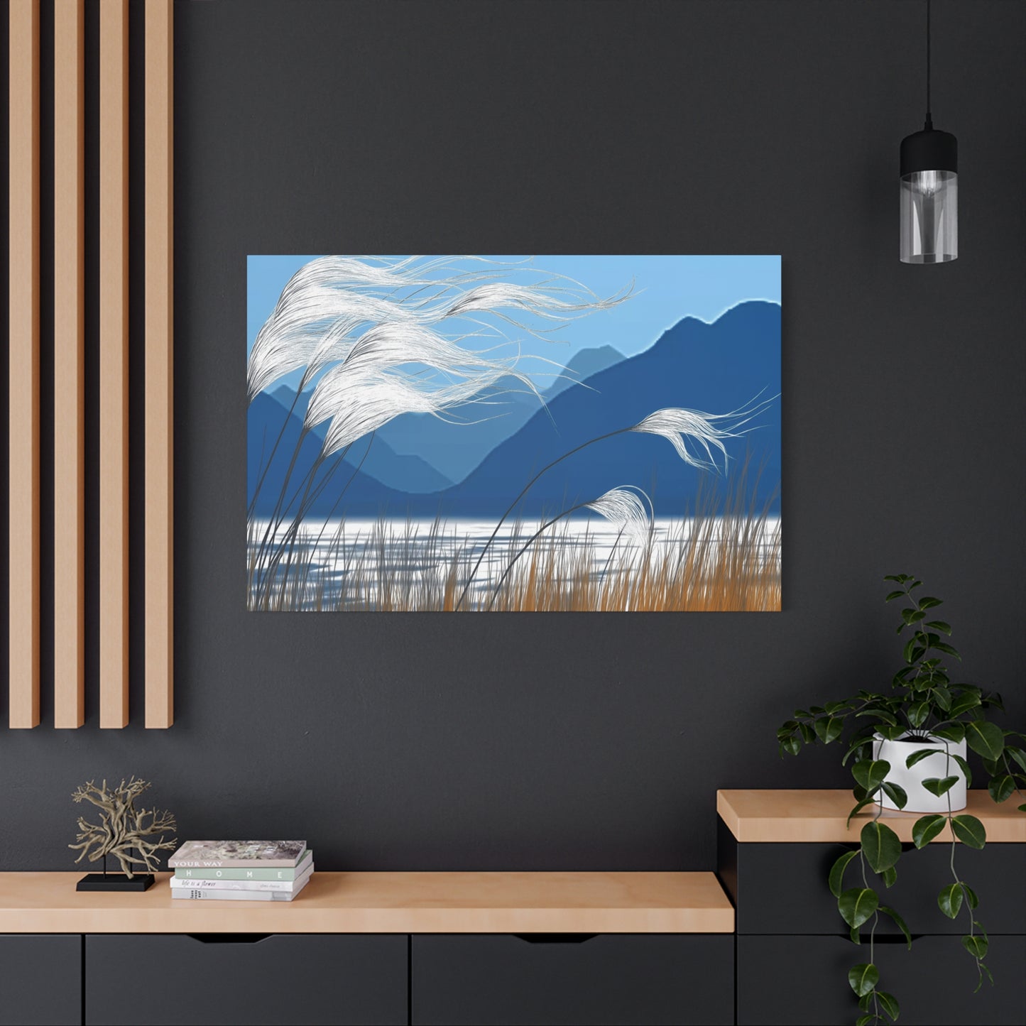 Canvas Wall Art - Blue Mountain Breeze