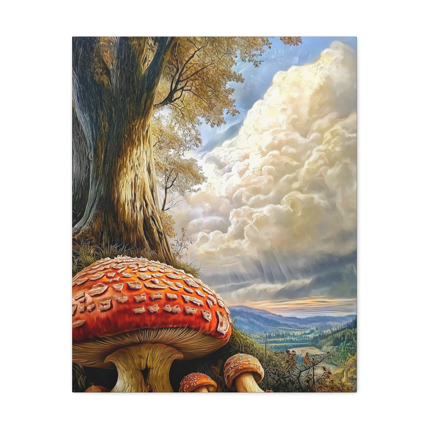 Canvas Print - Giant Red Mushroom in Rockies