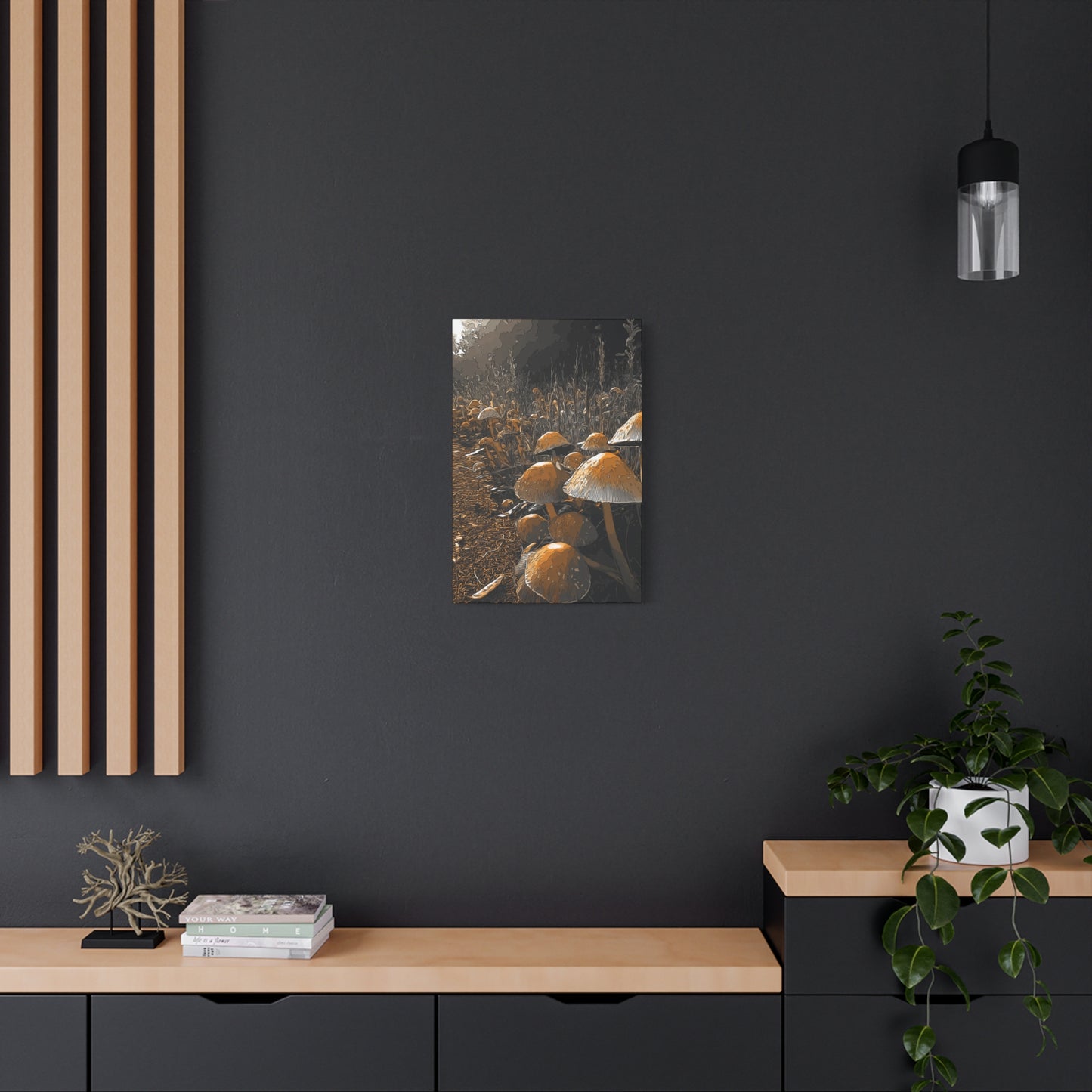 Canvas Wall Art - CO Tan MR Design, 1 25" Stretched