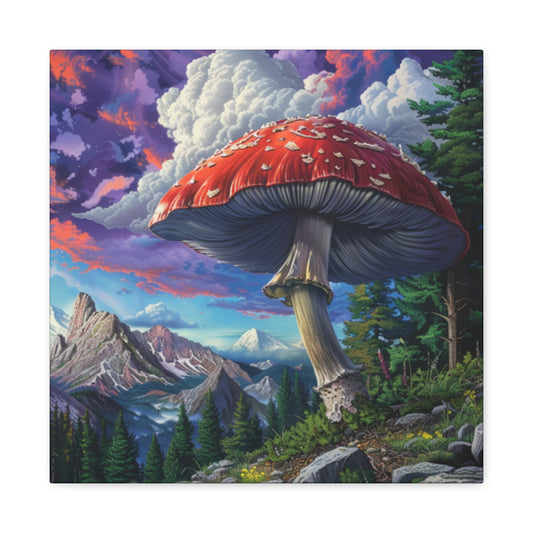 Canvas Print - Big Red Mushroom