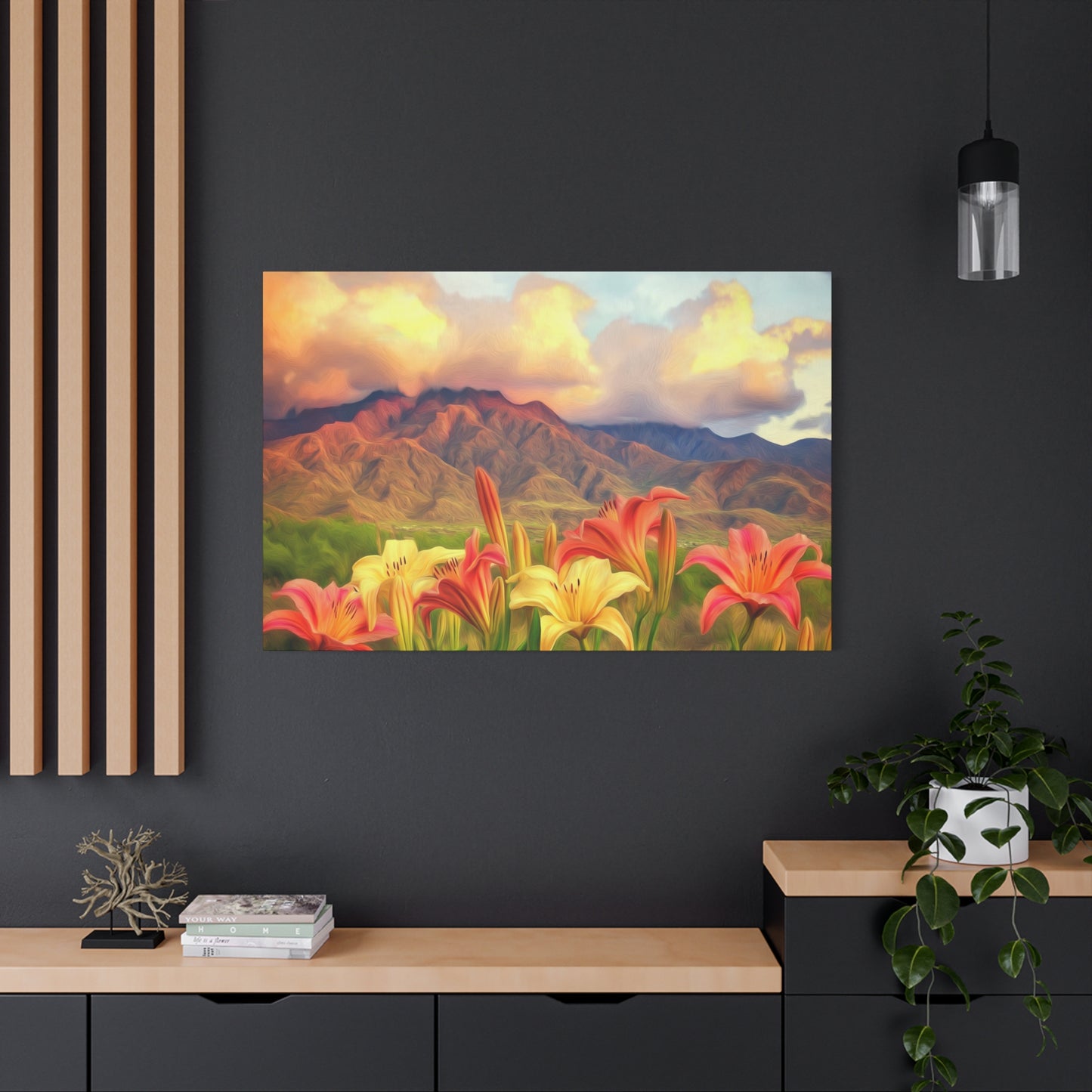 Canvas Print - SF Lillies at Dawn V4